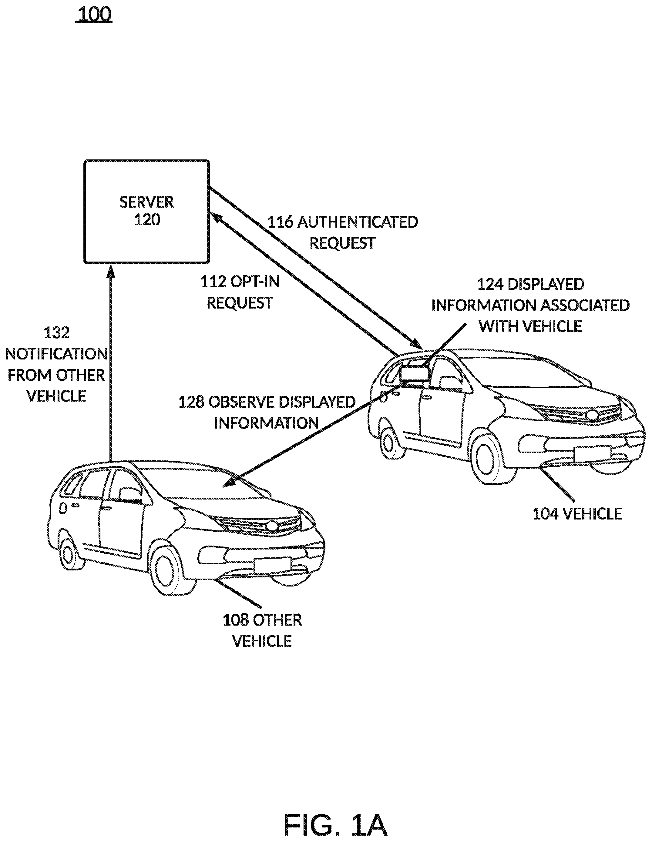 Patent US12361450 — Dynamic vehicle tags — Figure 1