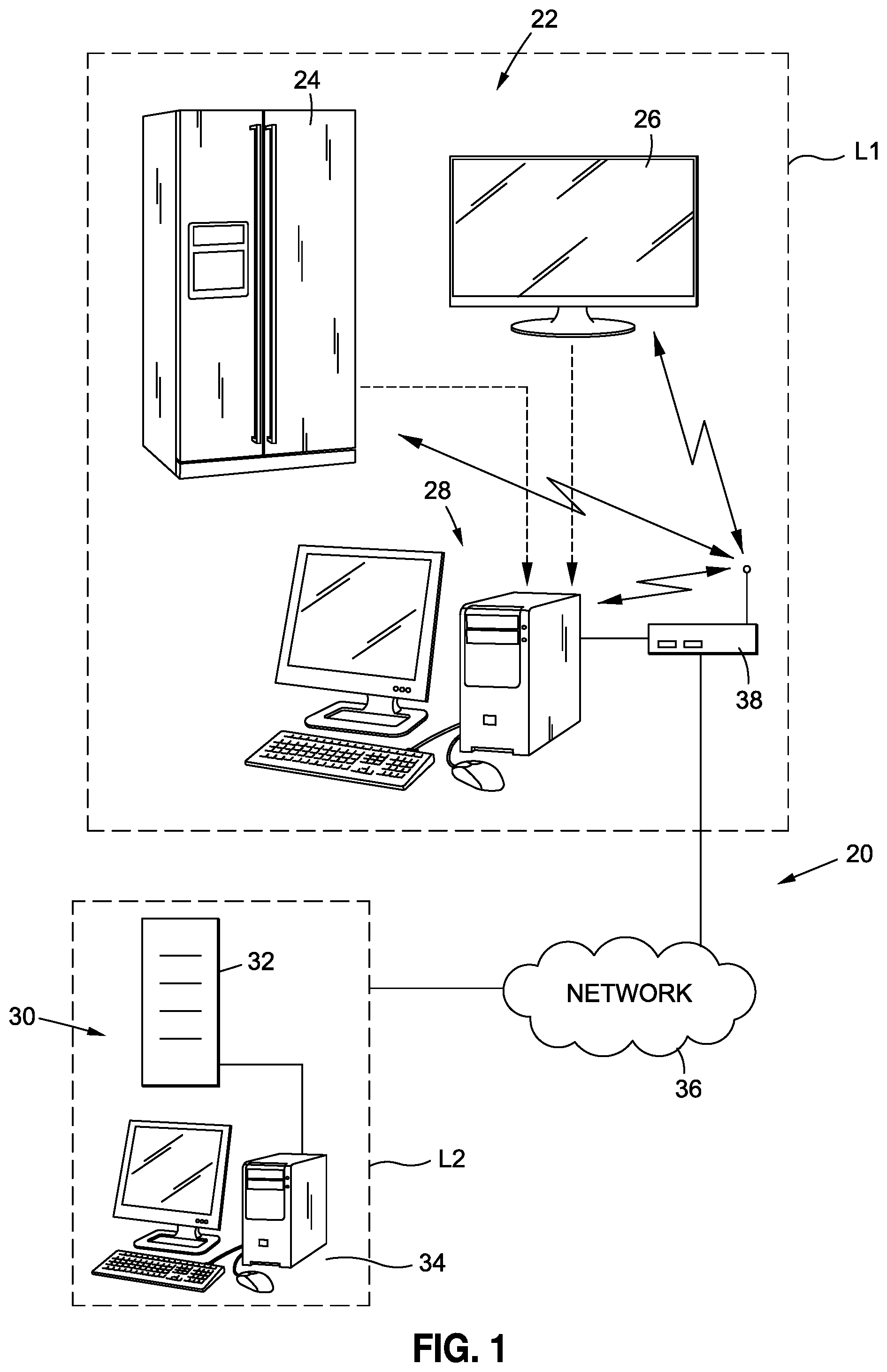 Patent US12361484 Figure 1 – Method and system for tracking personal property collateral