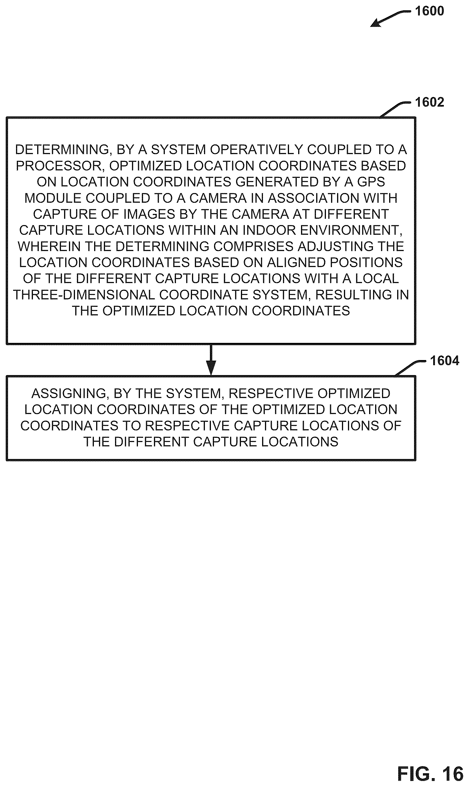 Patent US12361511 Figure 16 – Accuracy of GPS coordinates associated with image capture locations