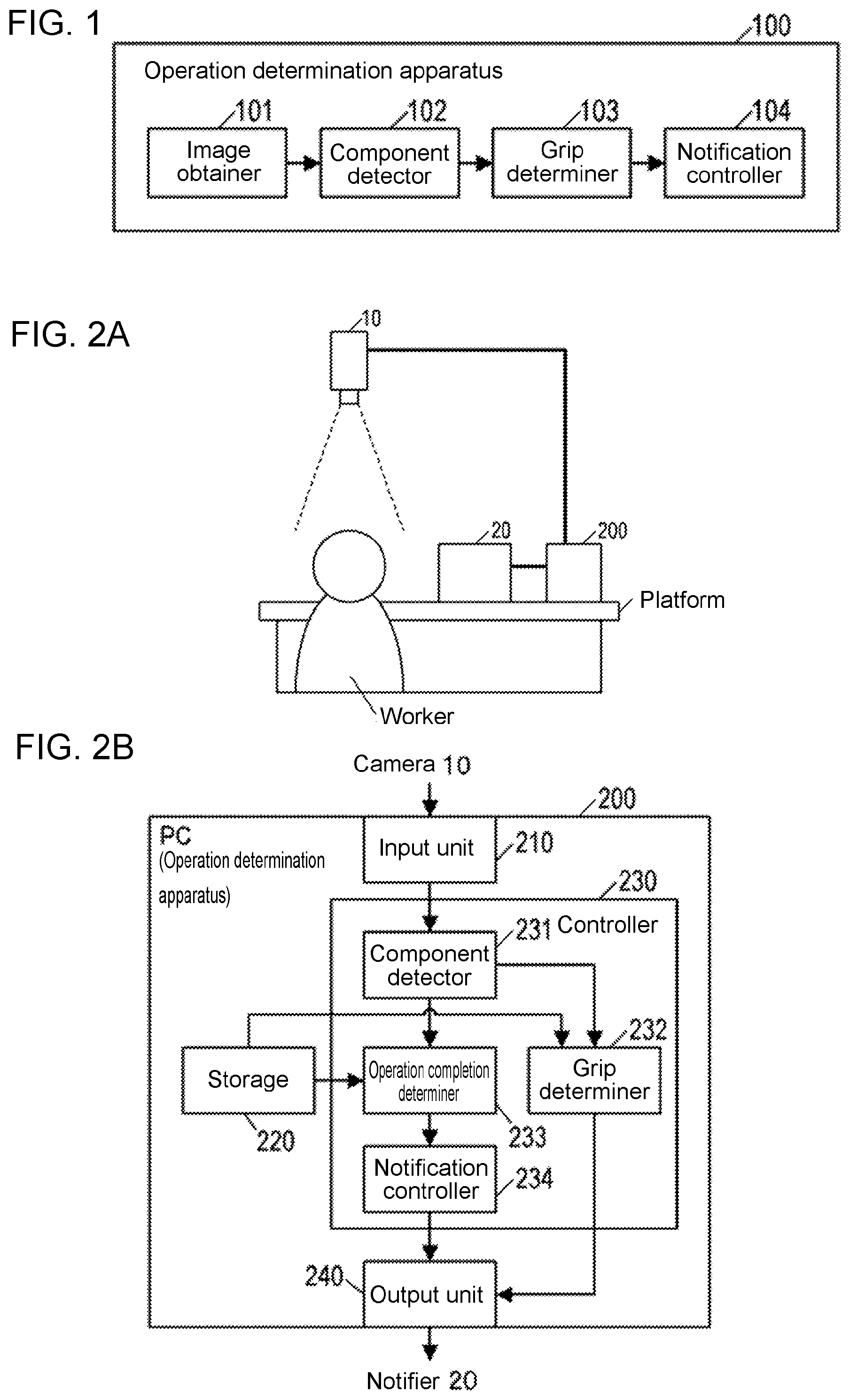 Patent US12361532 — Operation determination apparatus and operation determination method — Figure 1