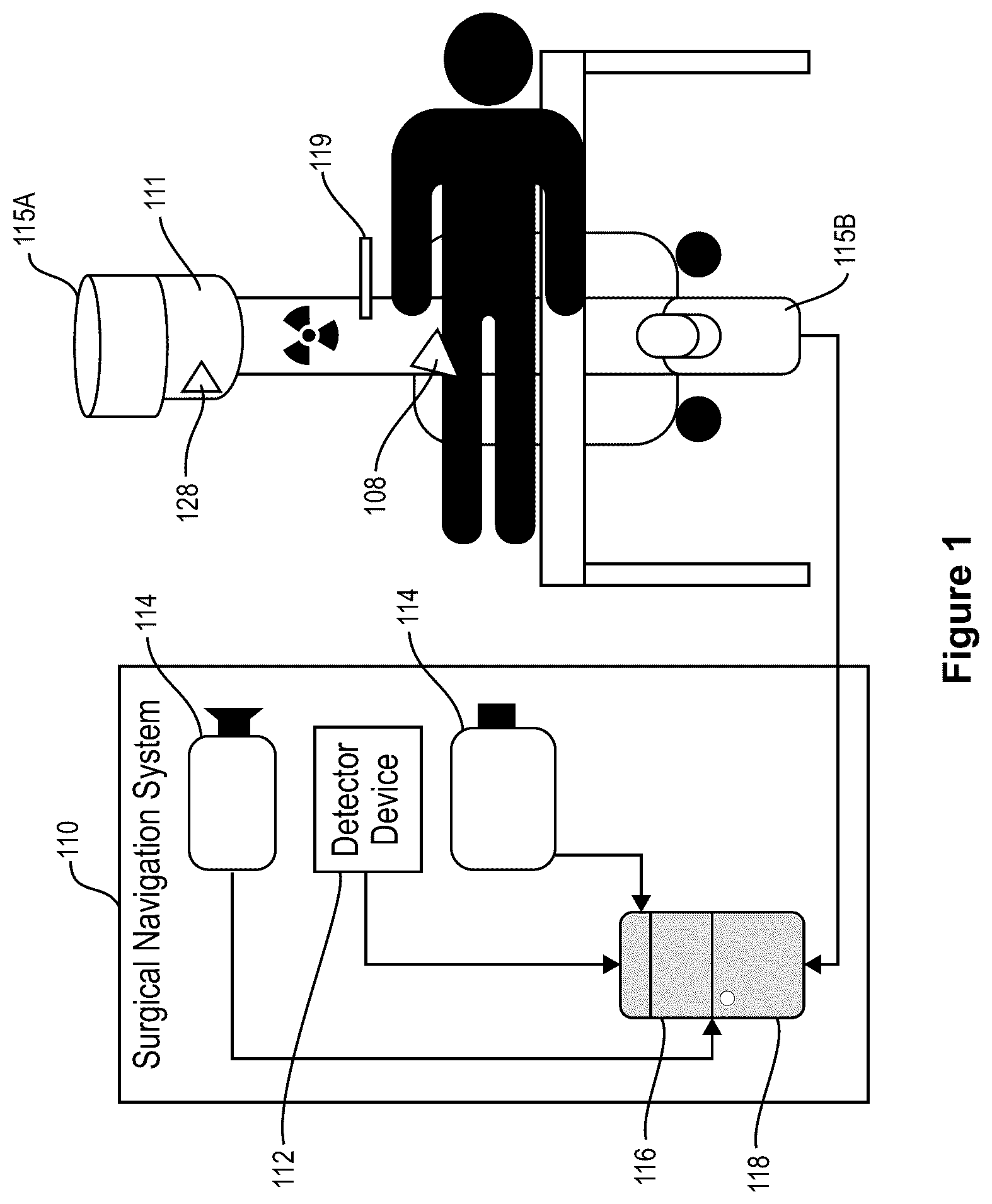 Patent US12361631 — System and method for generation of registration transform for surgical navigation — Figure 1