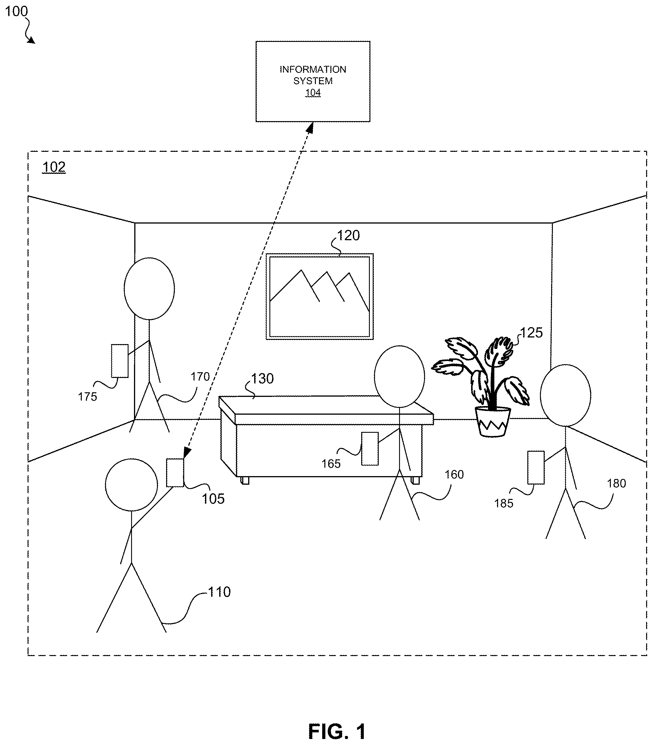 Patent US12361646 — Privately sharing user preferences — Figure 1