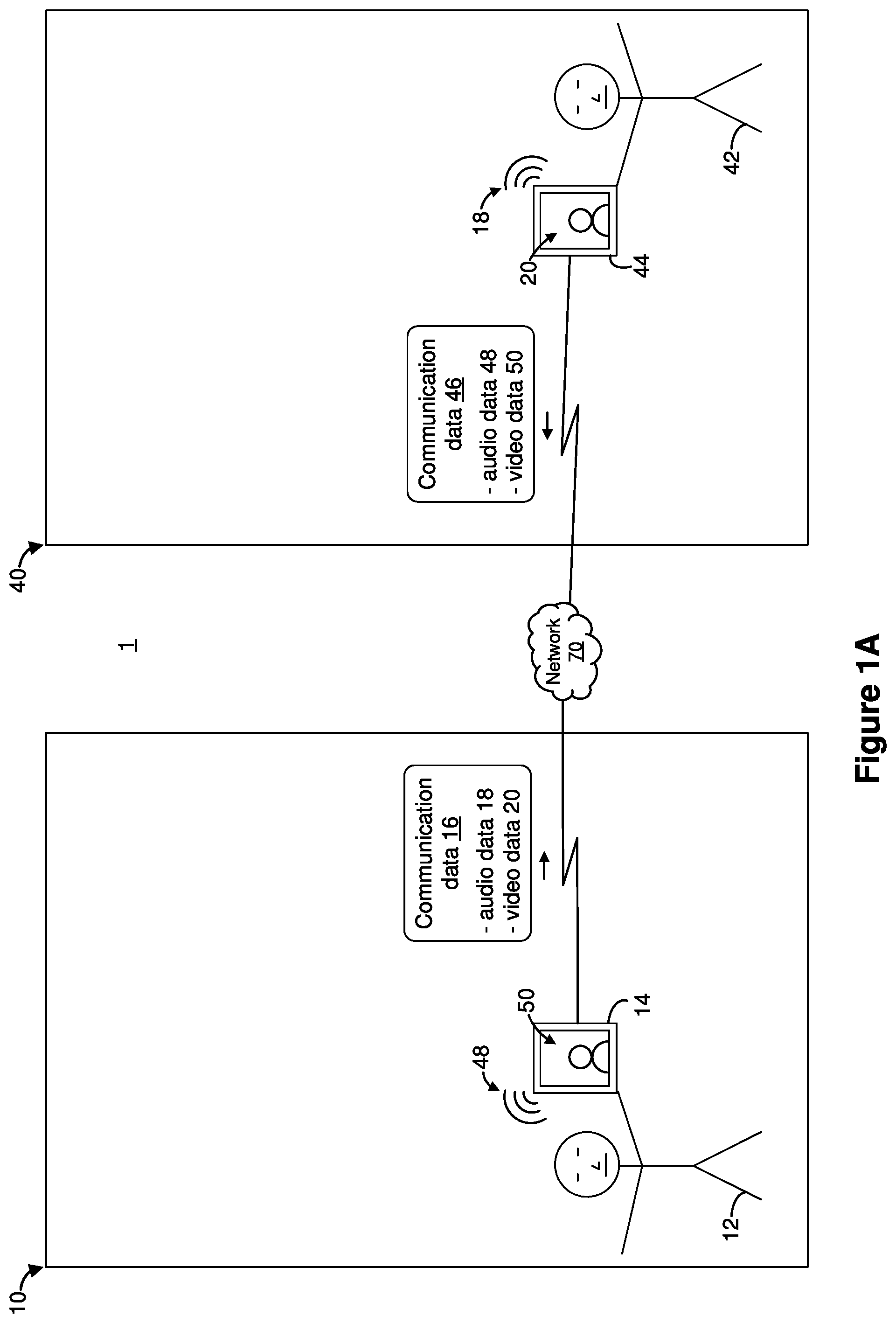 Patent US12361651 — Presenting communication data based on environment — Figure 1