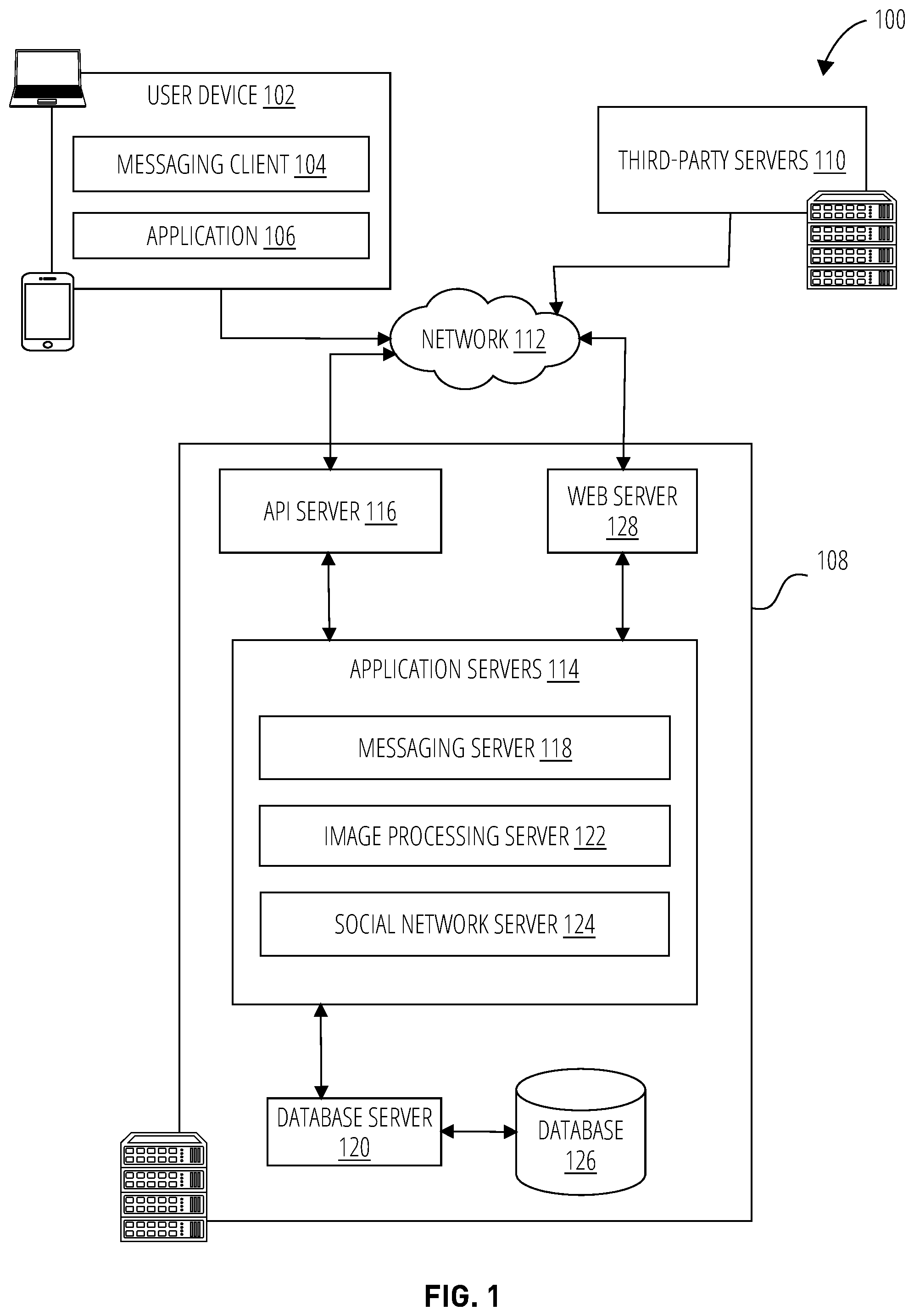 Patent US12361658 — Video processing with preview of AR effects — Figure 1