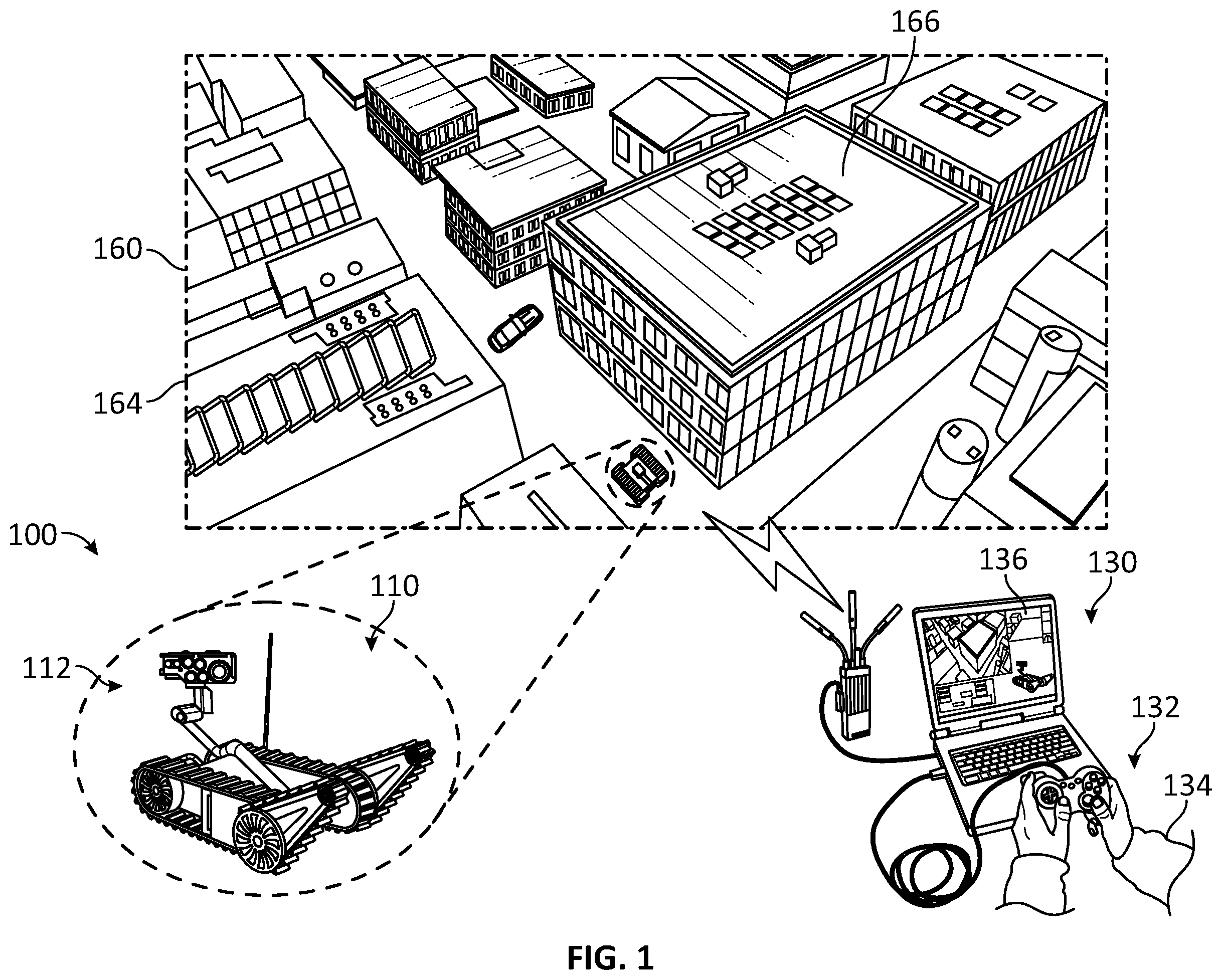 Patent US12361677 — Object tracking in local and global maps systems and methods — Figure 1