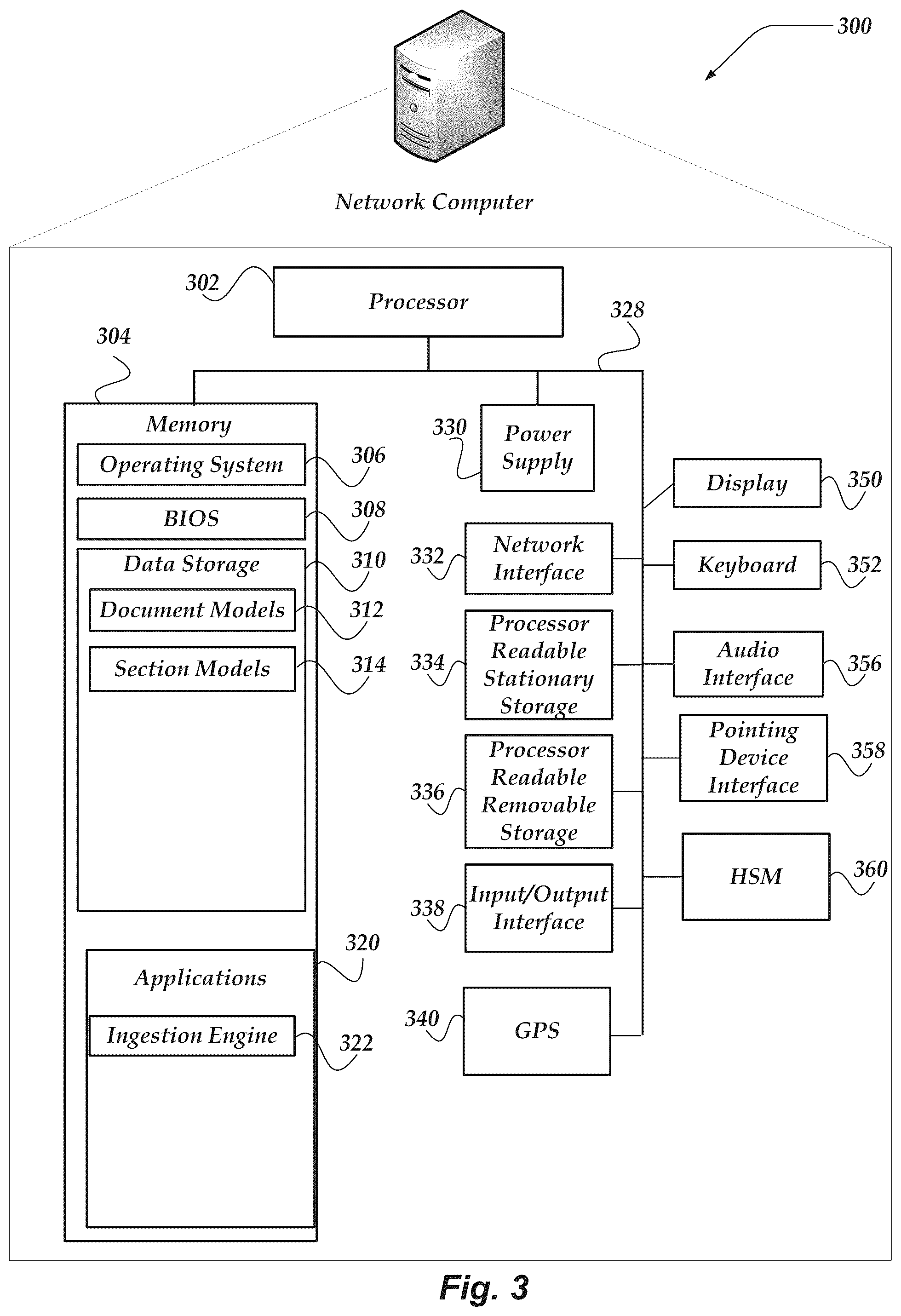 Patent US12361741 Figure 3 – Document ingestion pipeline