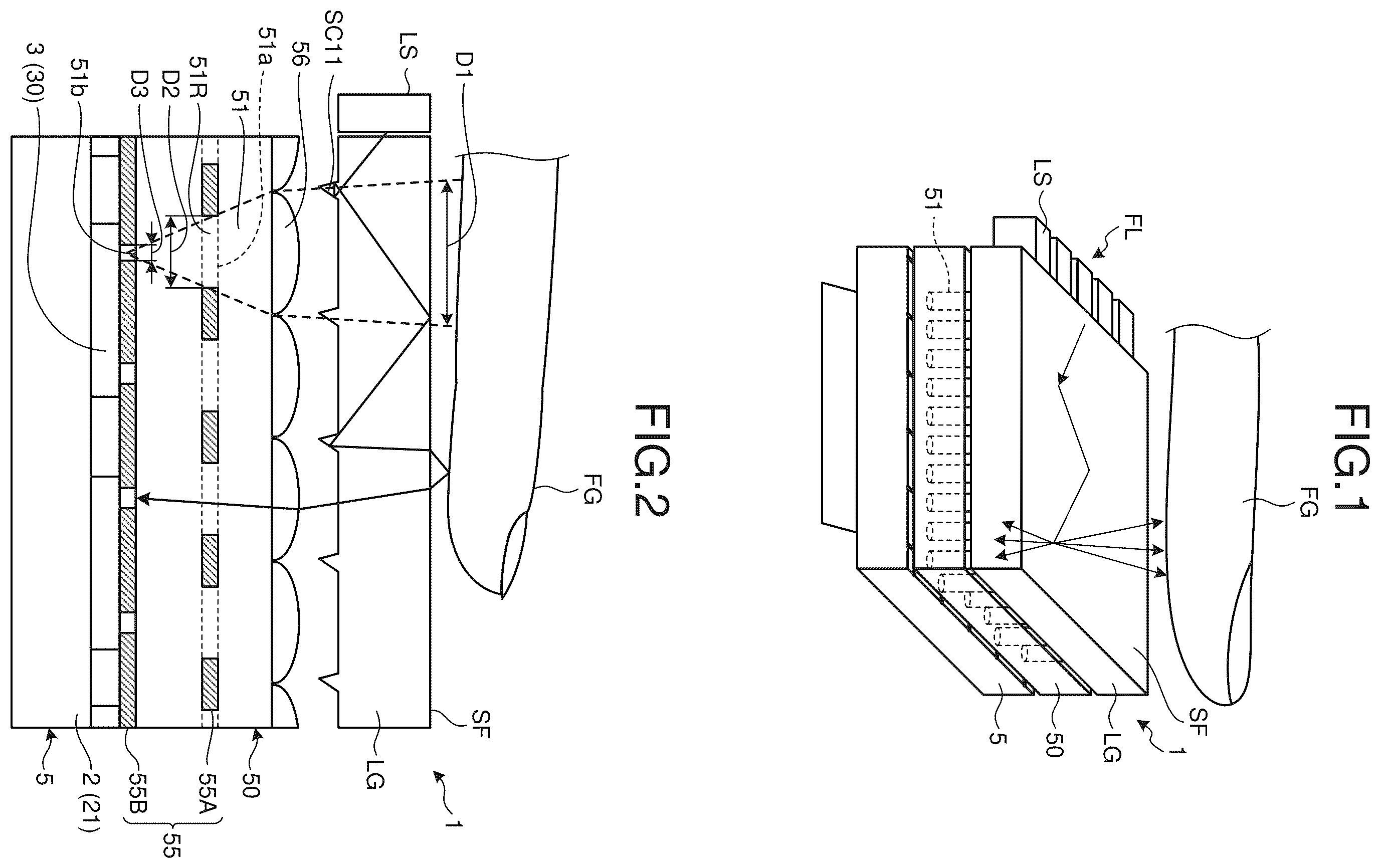 Patent US12361744 — Detection device — Figure 1