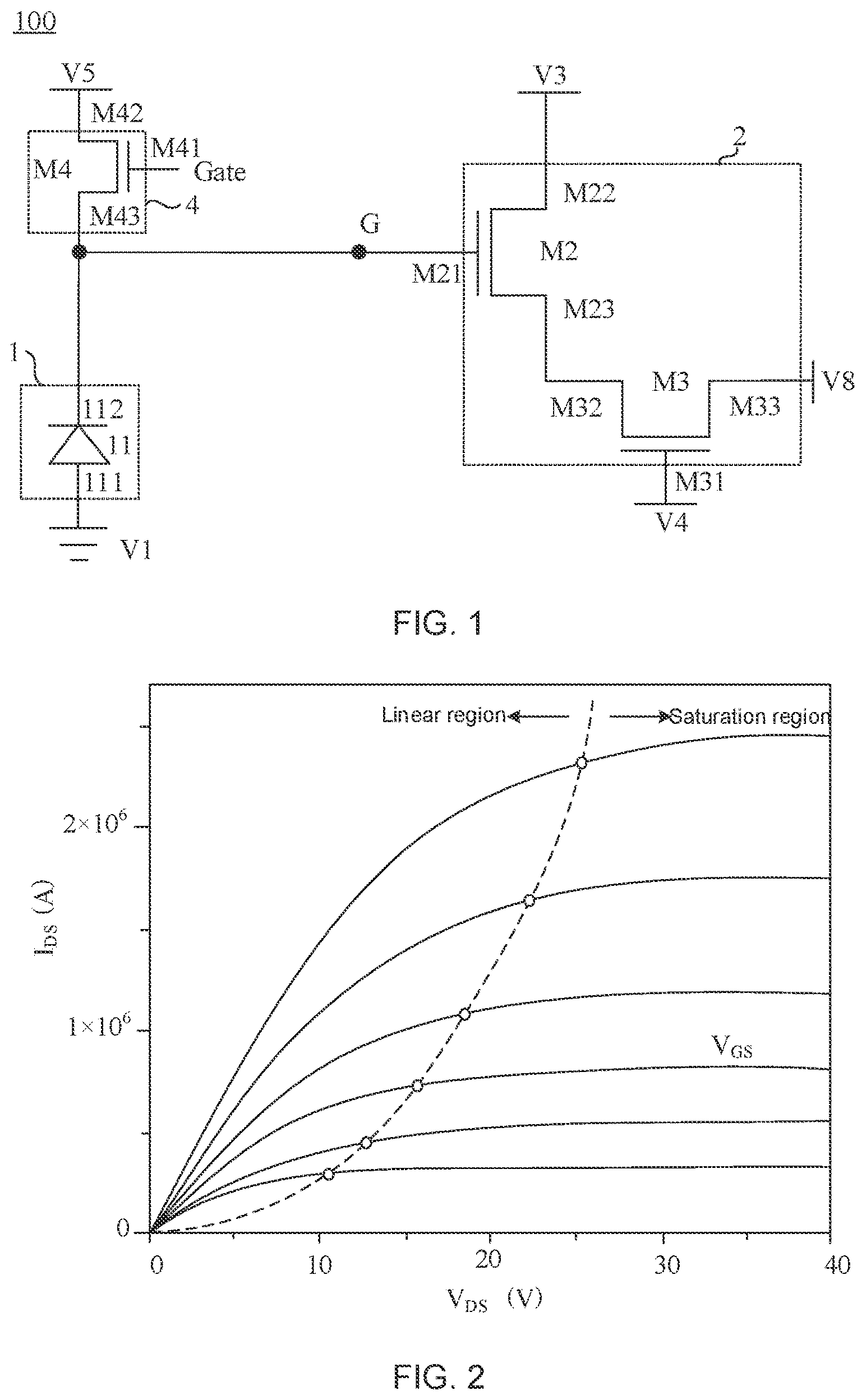 Patent US12361746 — Texture recognition pixel circuit, method for detecting texture, texture detection circuit, display substrate, and display apparatus — Figure 1