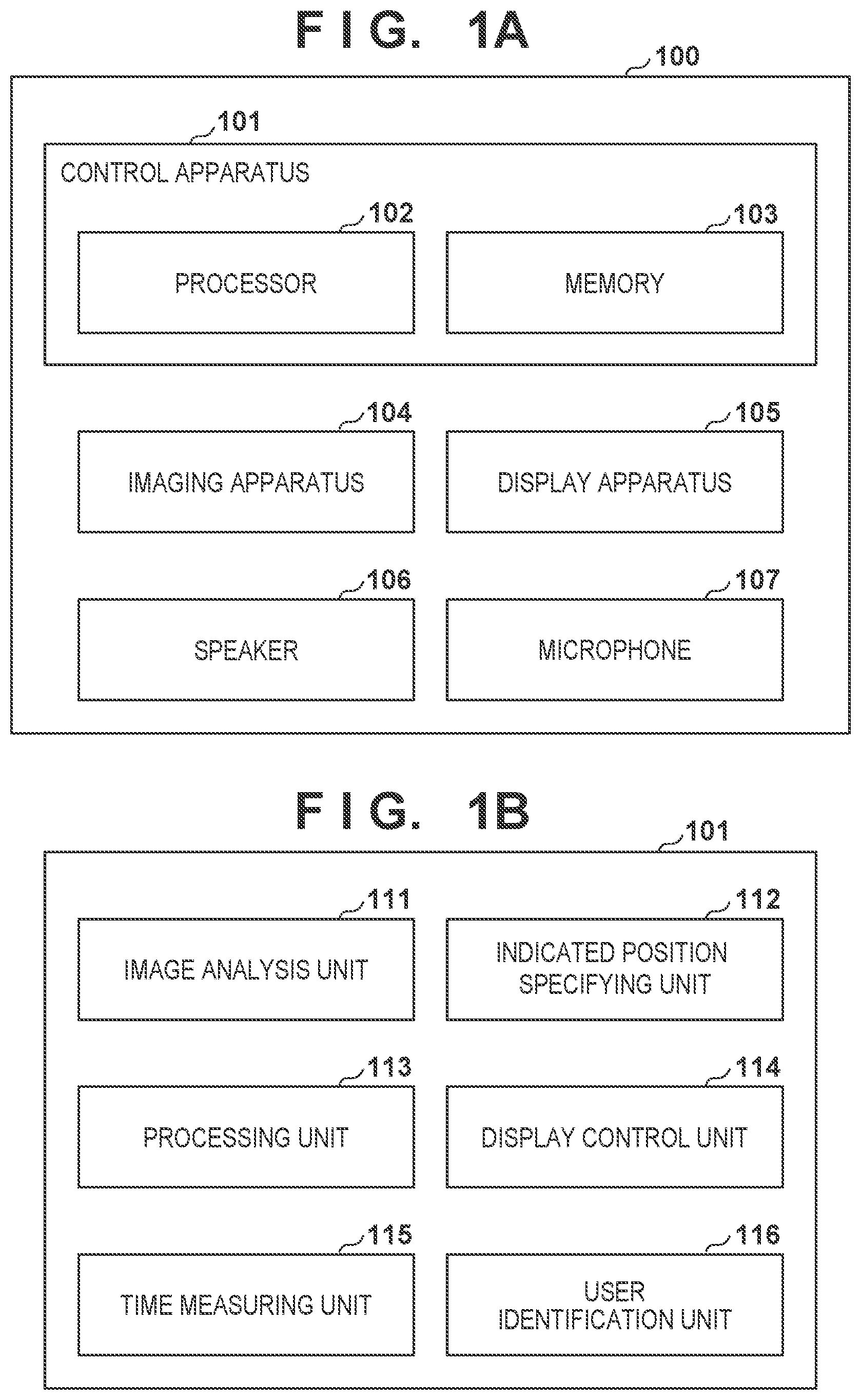 Patent US12361759 — Control apparatus allowing a user to input operations — Figure 1