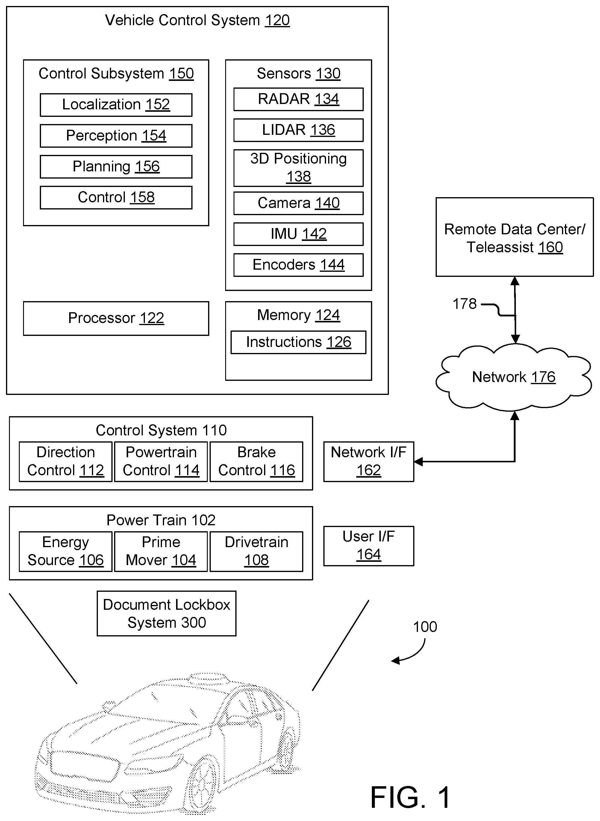 Patent US12361776 — Documentation lockbox — Figure 1