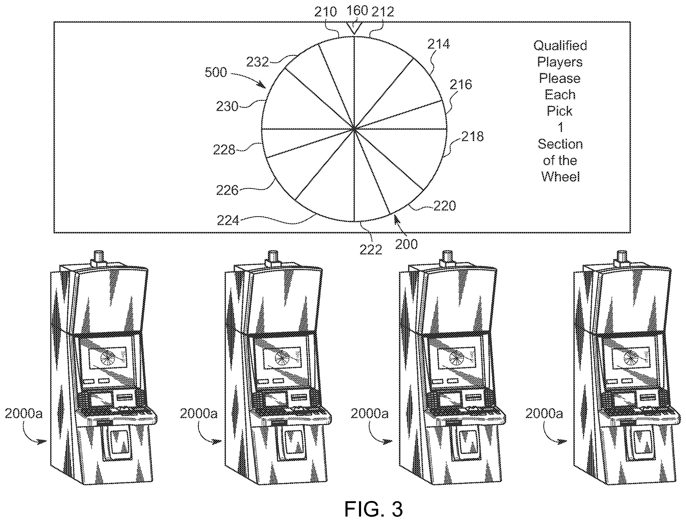 Patent US12361795 Figure 4 – Banked bonus player selection