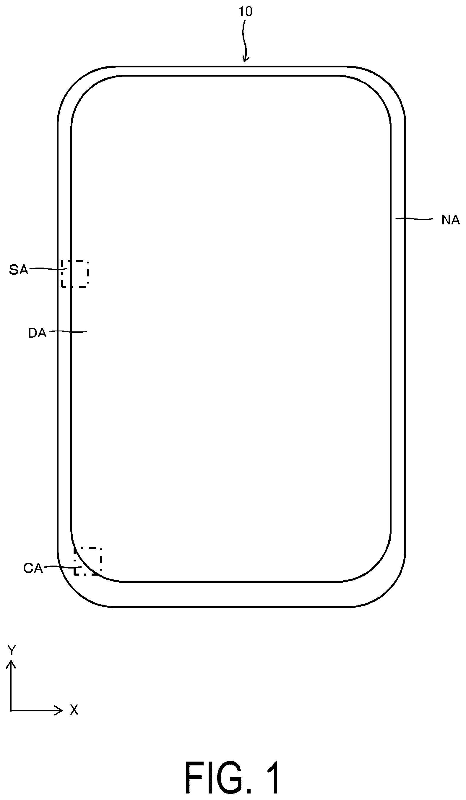 Patent US12361874 — Display device — Figure 1