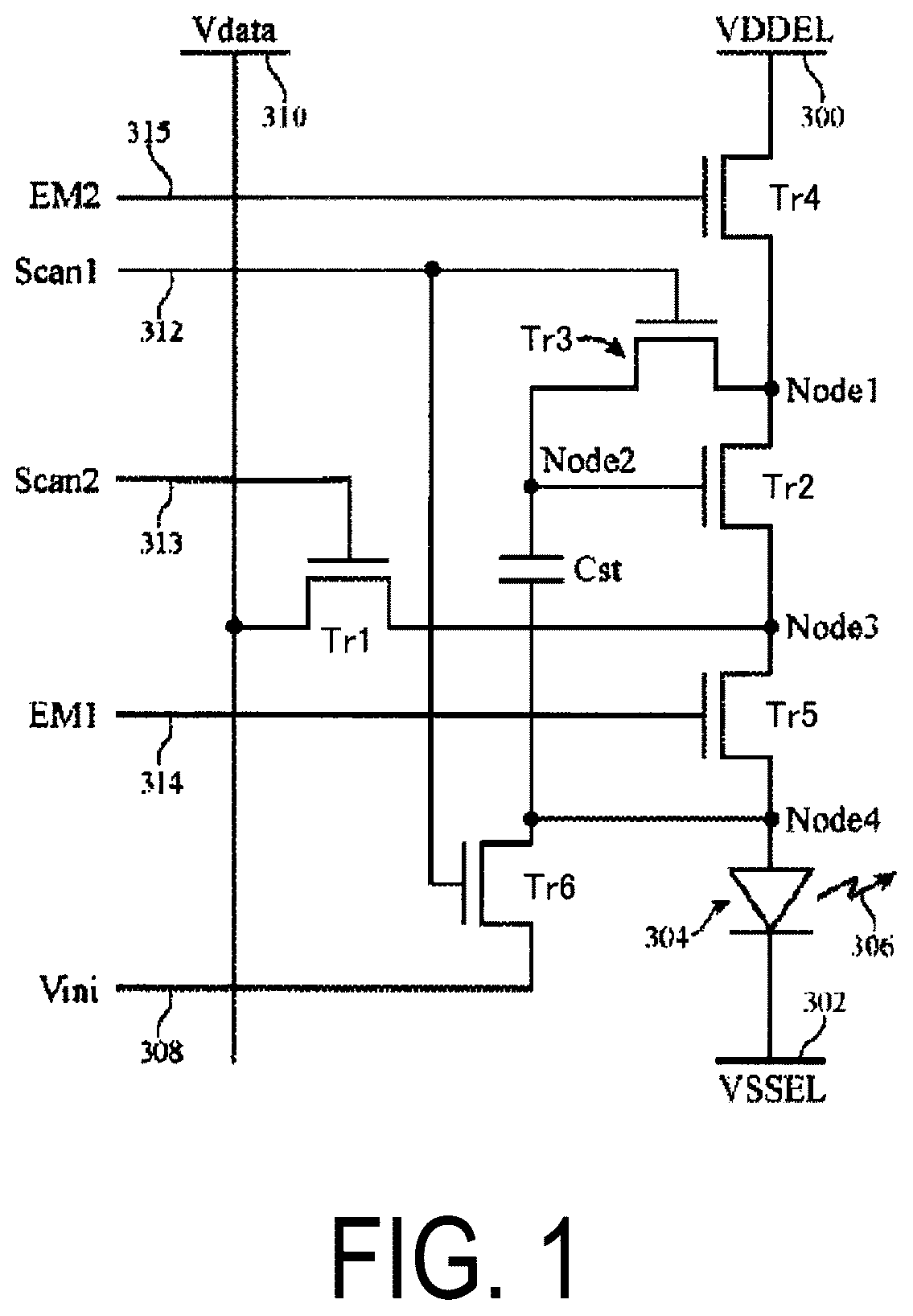 Patent US12361885 — Display device and method for driving same — Figure 1