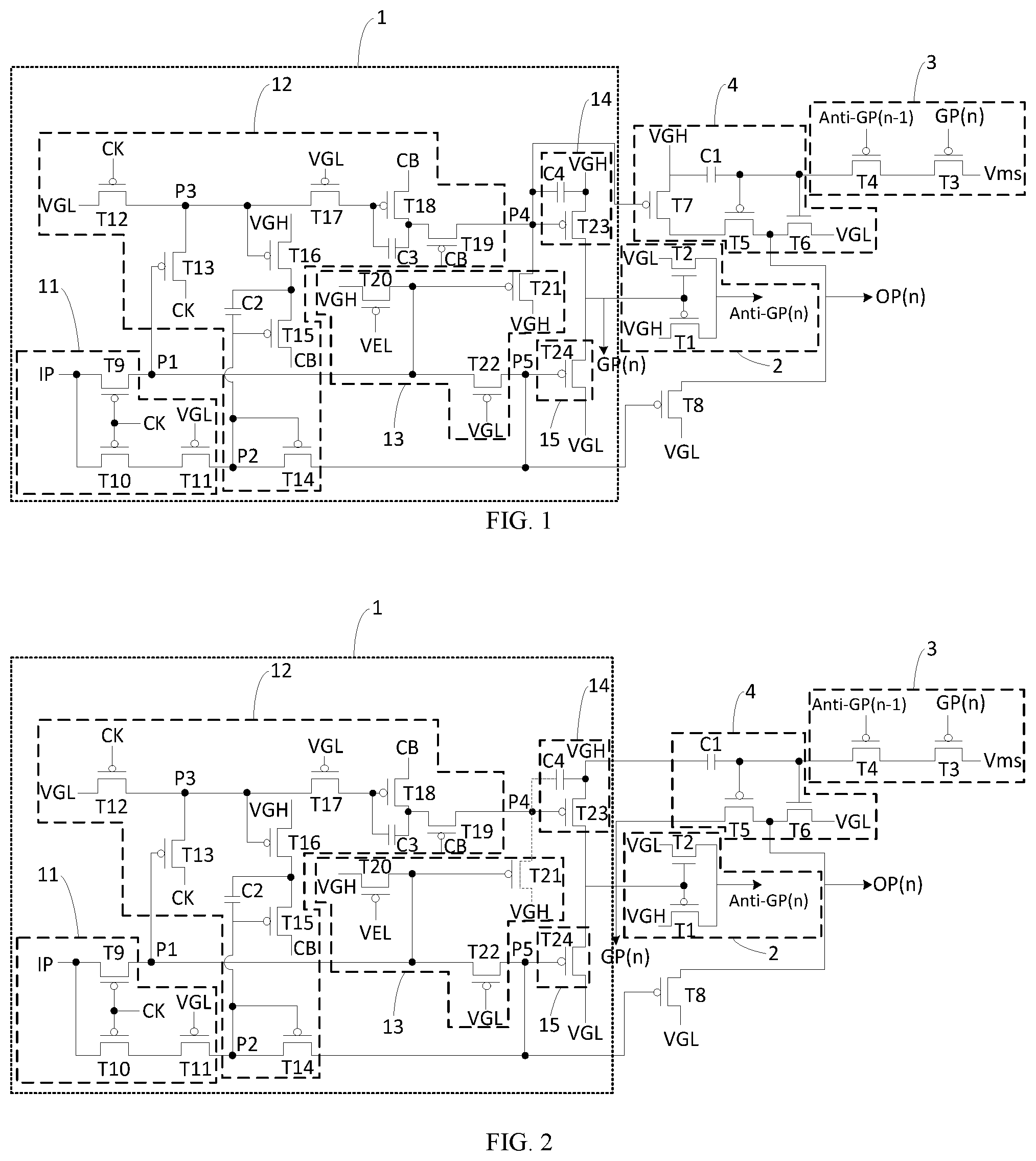 Patent US12361894 — Shift register, driving method, gate drive circuit and display device — Figure 1