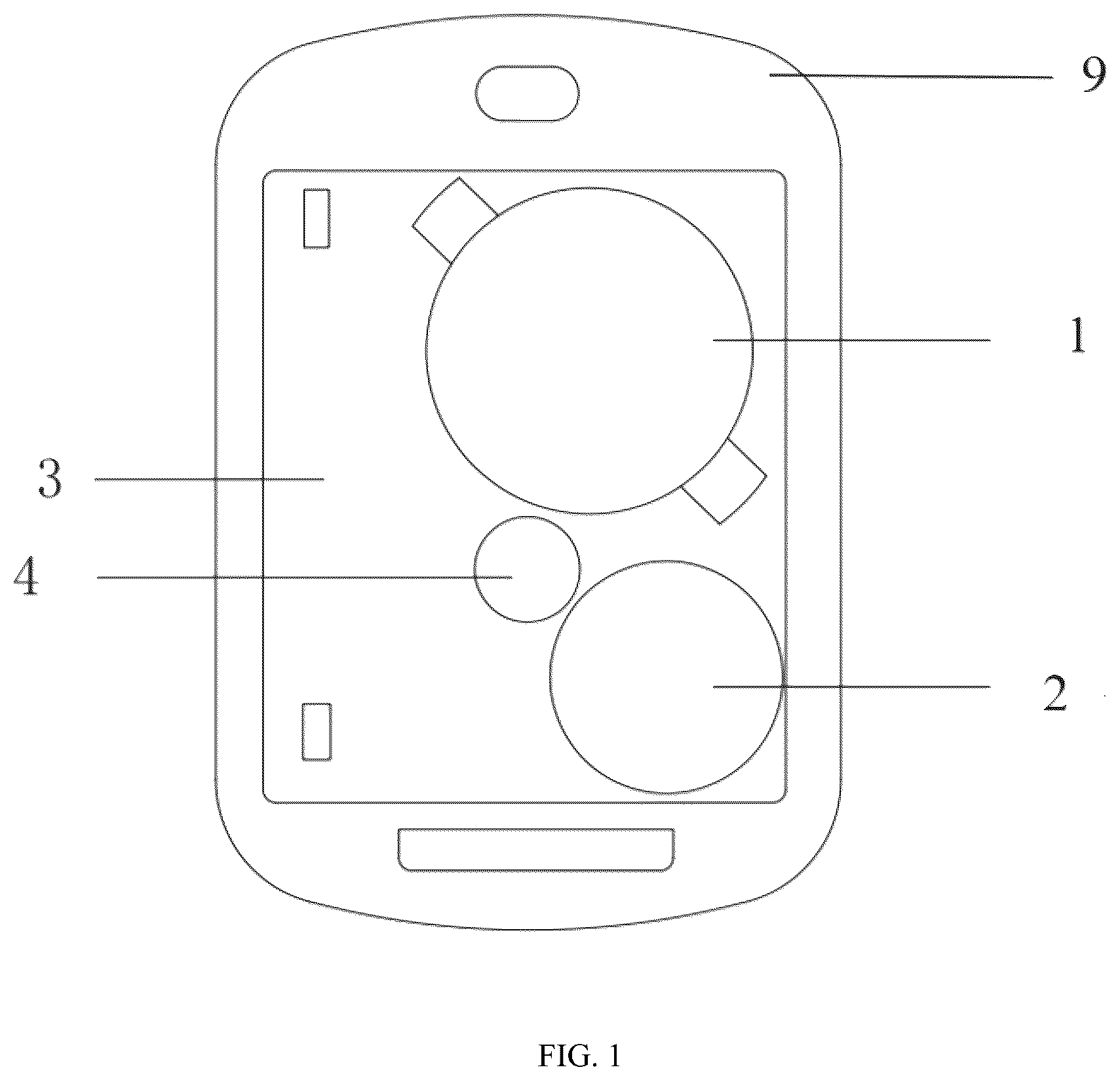 Patent US12361901 — Anti-lost device based on an electronic ink screen — Figure 1