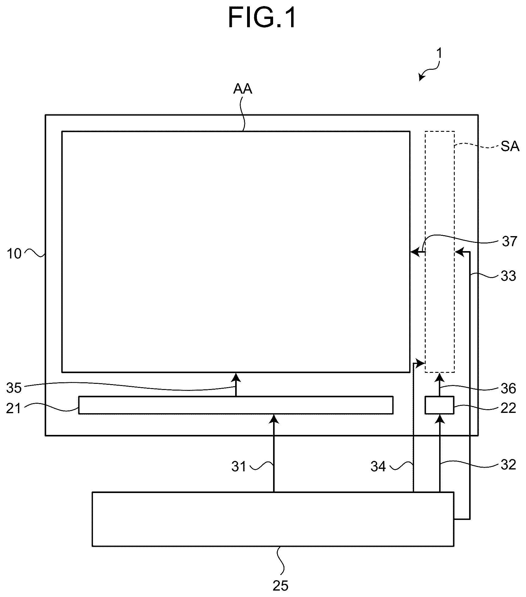 Patent US12361903 — Electrochromic device — Figure 1