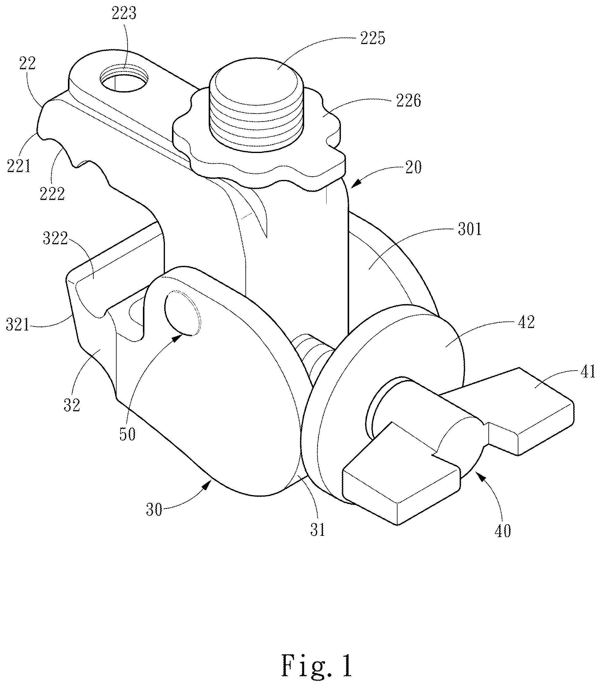 Patent US12361916 — Drum frame clamping stand — Figure 1
