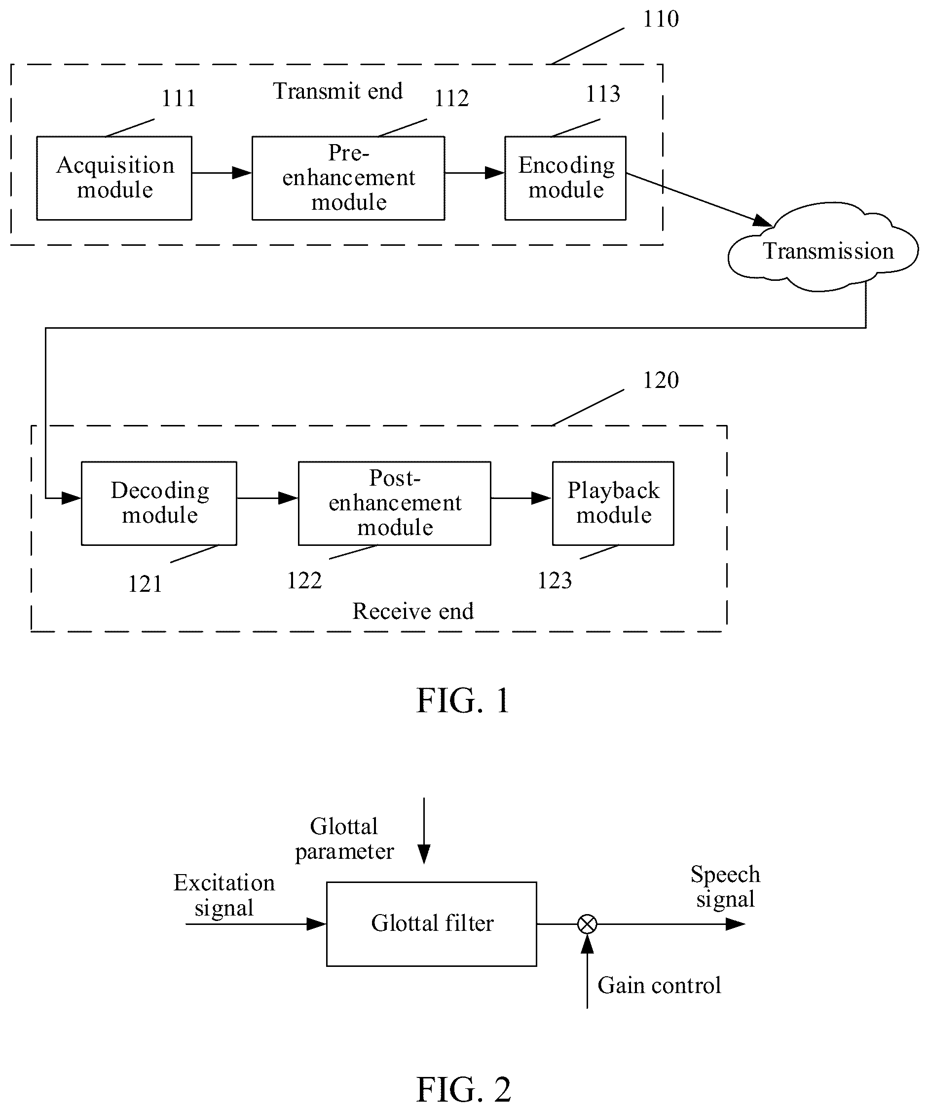 Patent US12361959 — Speech enhancement method and apparatus, device, and storage medium — Figure 1
