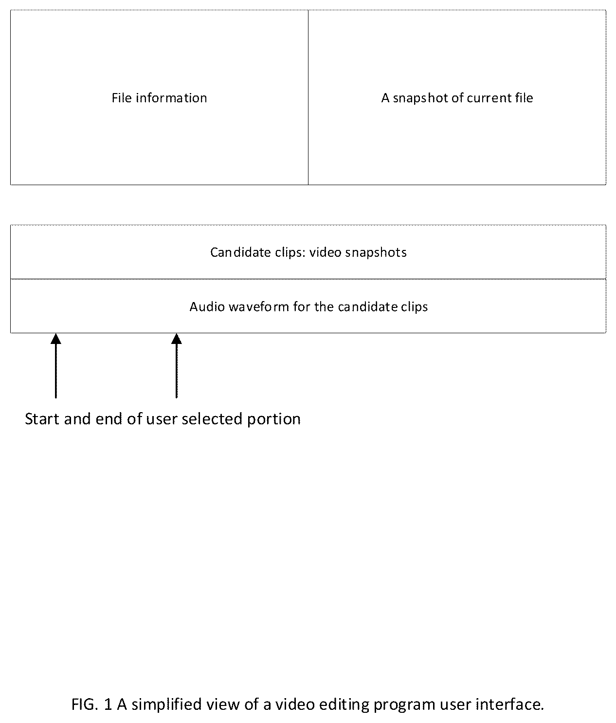 Patent US12361972 Figure 1 – Audio/video outroduction by reusing content from introduction and other parts