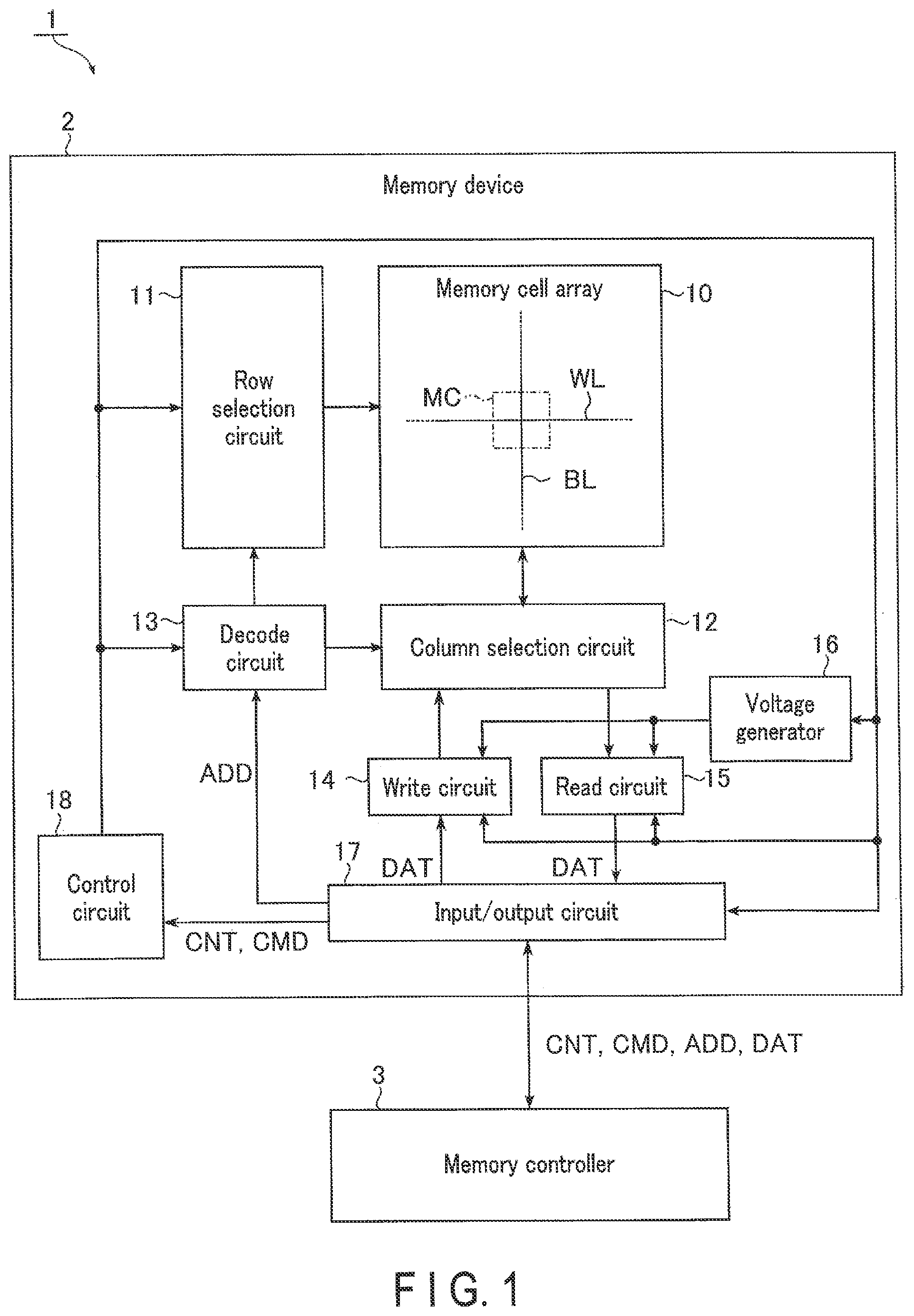 Patent US12361997 — MTJ operation methods employing opposite polarity recovery pulse — Figure 1