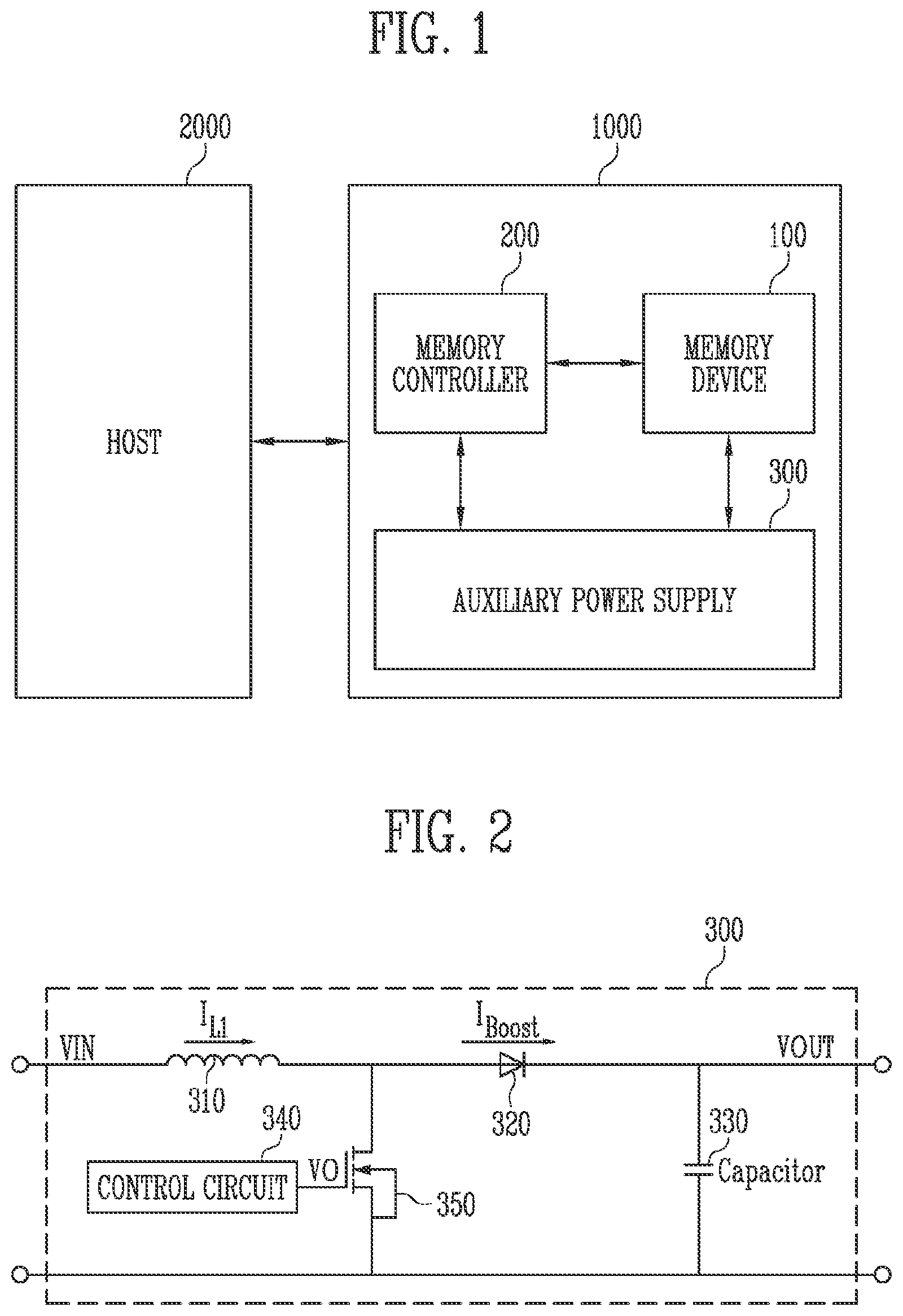 Patent US12361999 — Auxiliary power supply, operating method of the auxiliary power supply and storage device including the auxiliary power supply — Figure 1