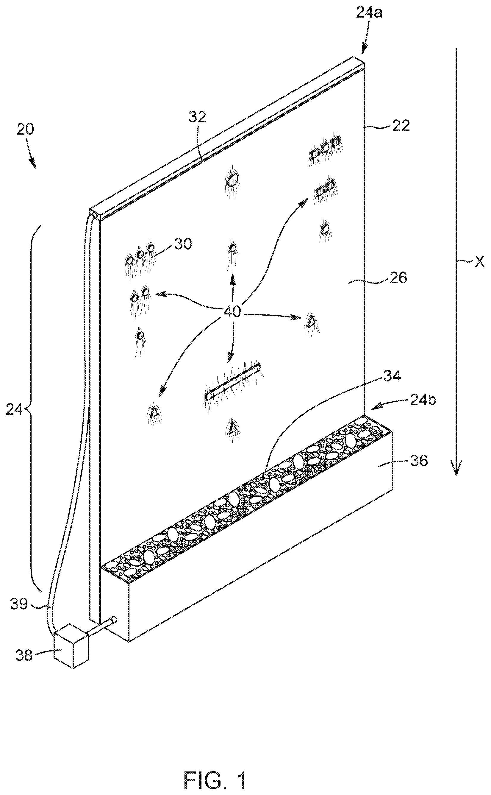 Patent US12365002 — Weeping wall — Figure 1