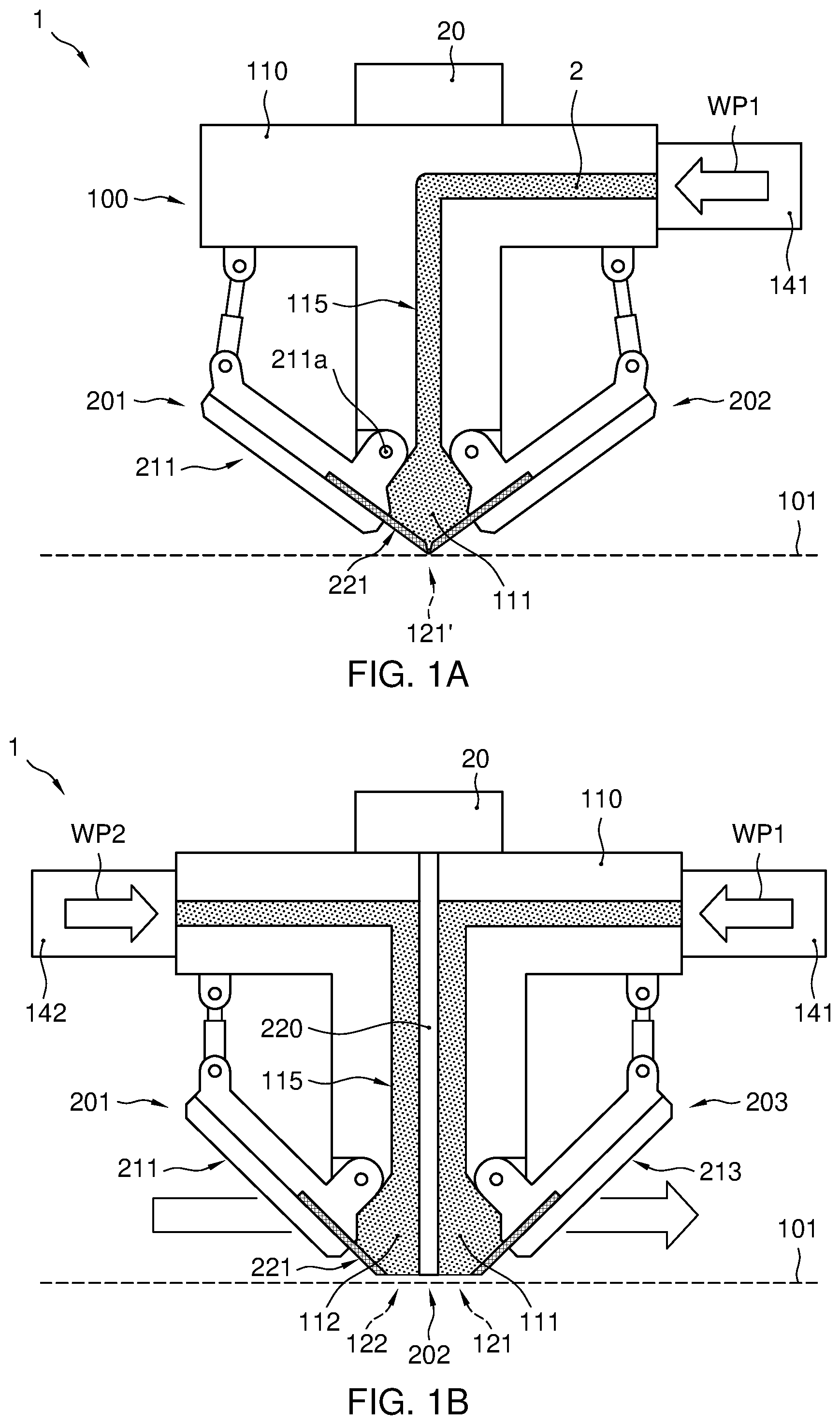 Patent US12365004 Figure 1 – Device and method of filling grooves