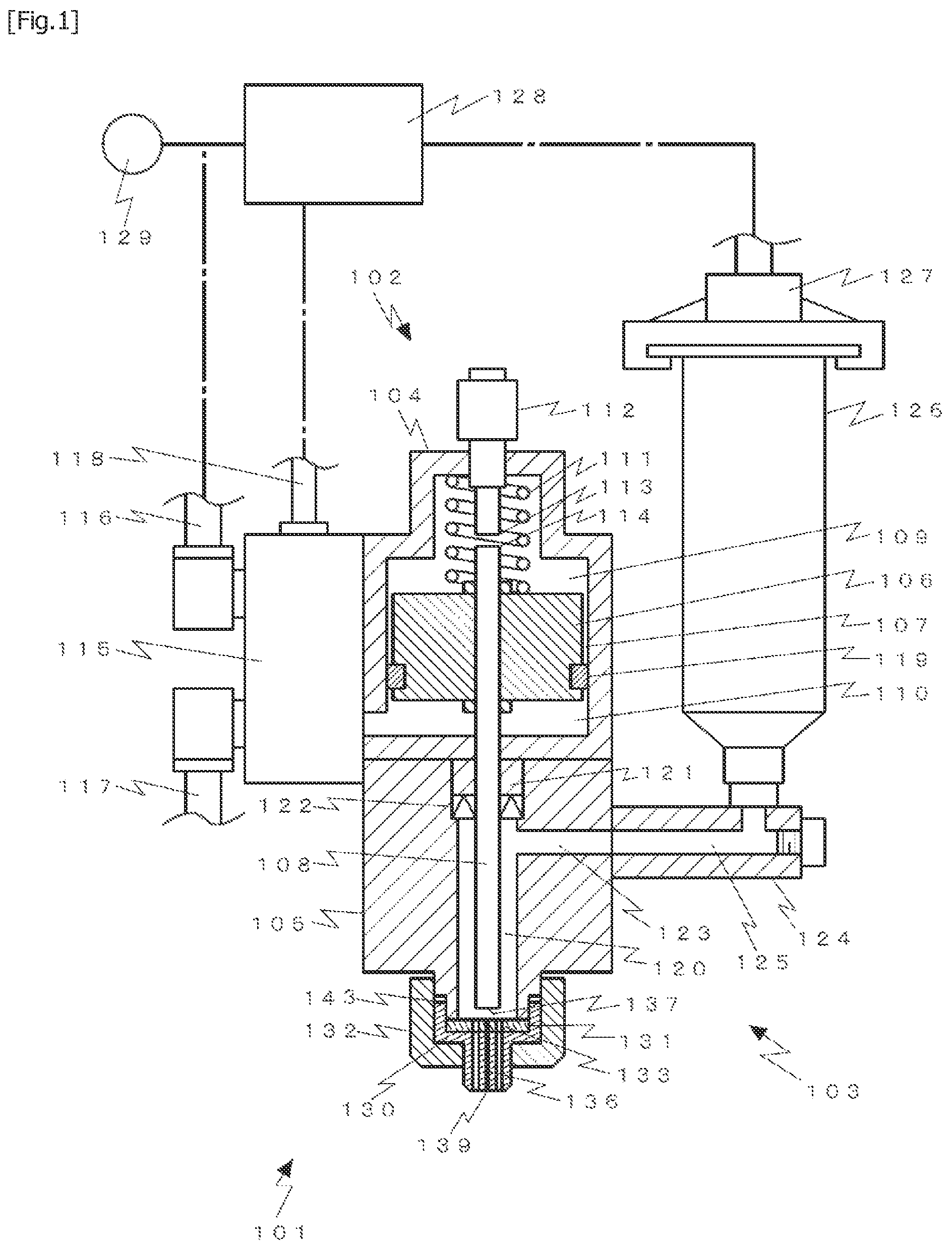 Patent US12365005 — Planar liquid film forming method and planar liquid film forming apparatus — Figure 1