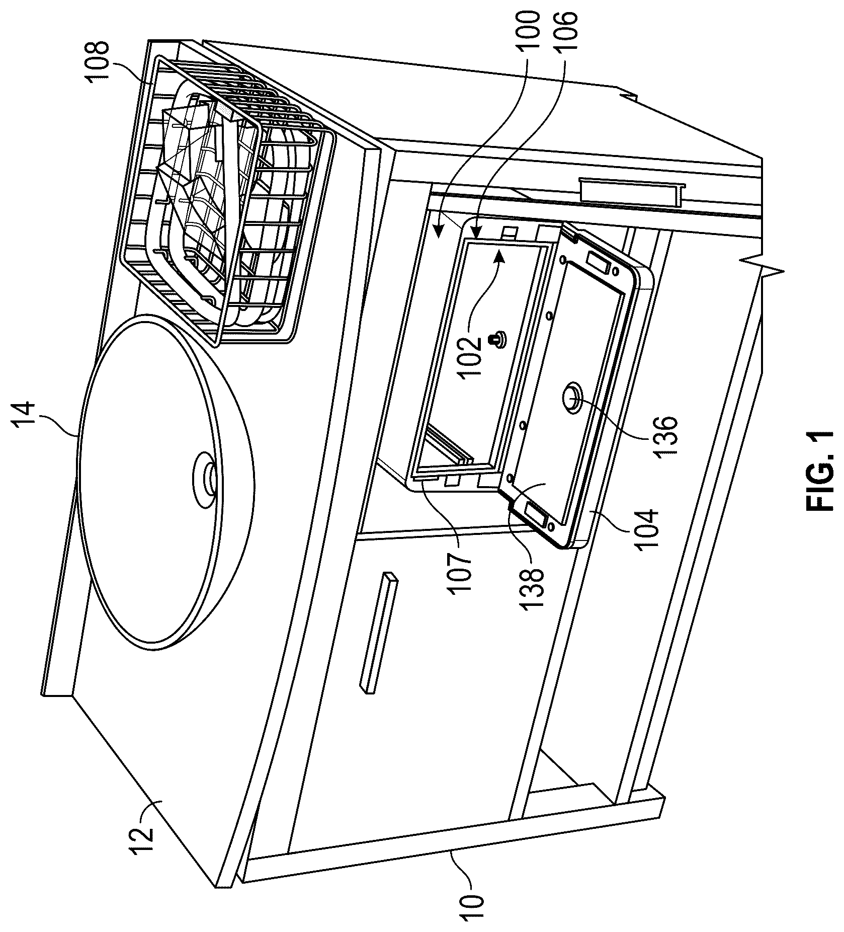 Patent US12365016 — Automatic washer for continuous positive airway pressure equipment — Figure 1