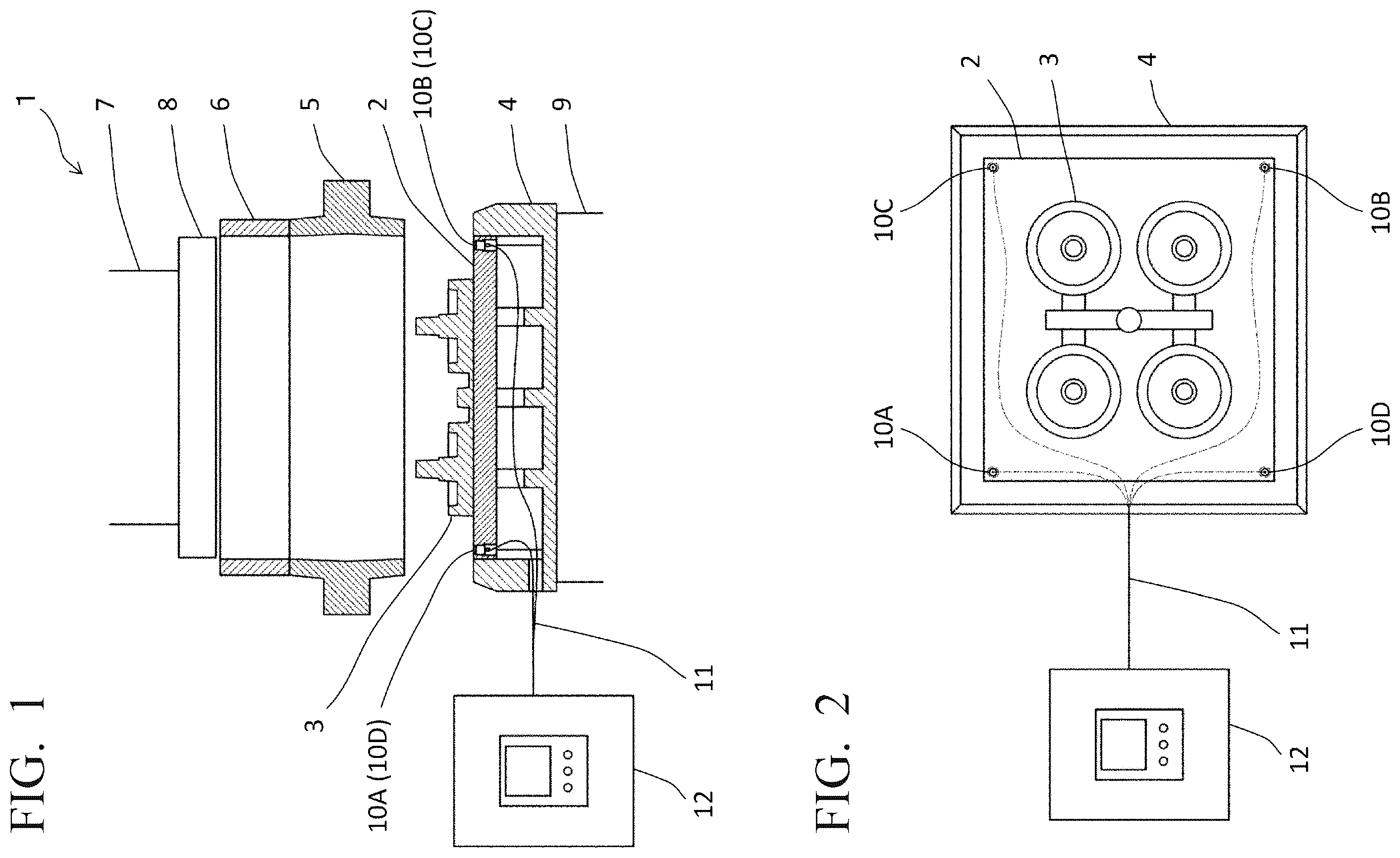 Patent US12365023 — Green sand mold forming sensor and green sand mold formability evaluation method — Figure 1