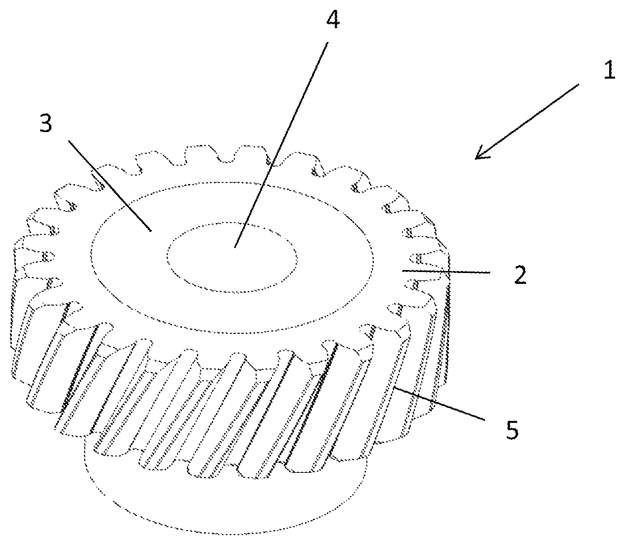 Patent US12365029 — Acoustical dampening powder metal parts — Figure 1