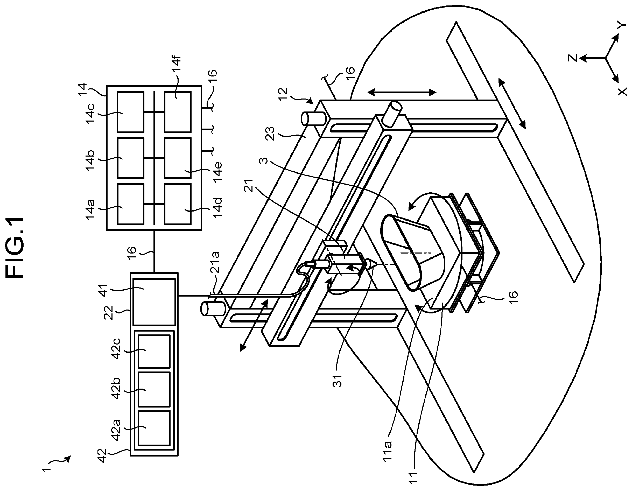 Patent US12365033 — Nozzle and additive manufacturing apparatus — Figure 1