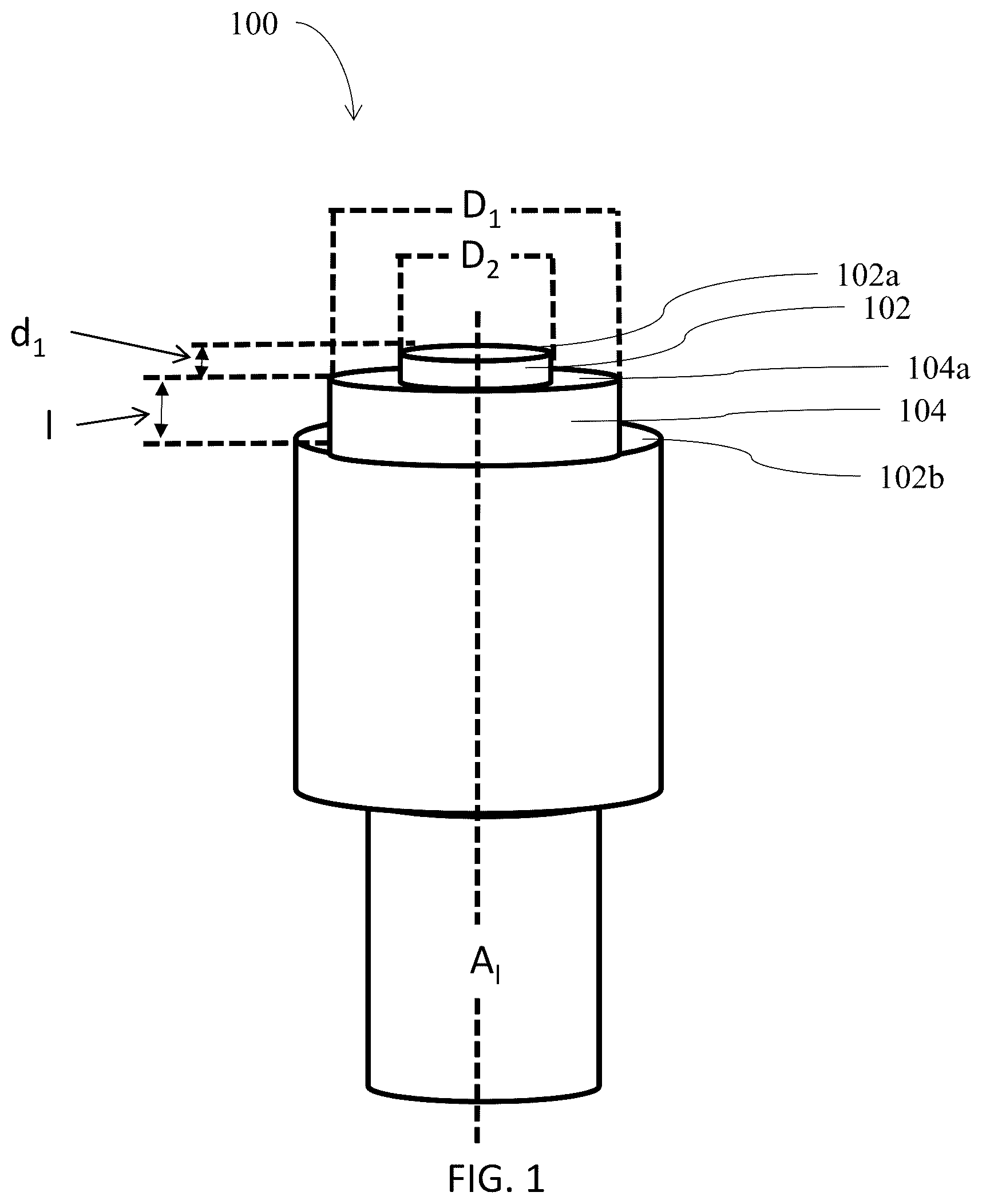 Patent US12365045 — Electrodes for resistance welding and method of use thereof — Figure 1