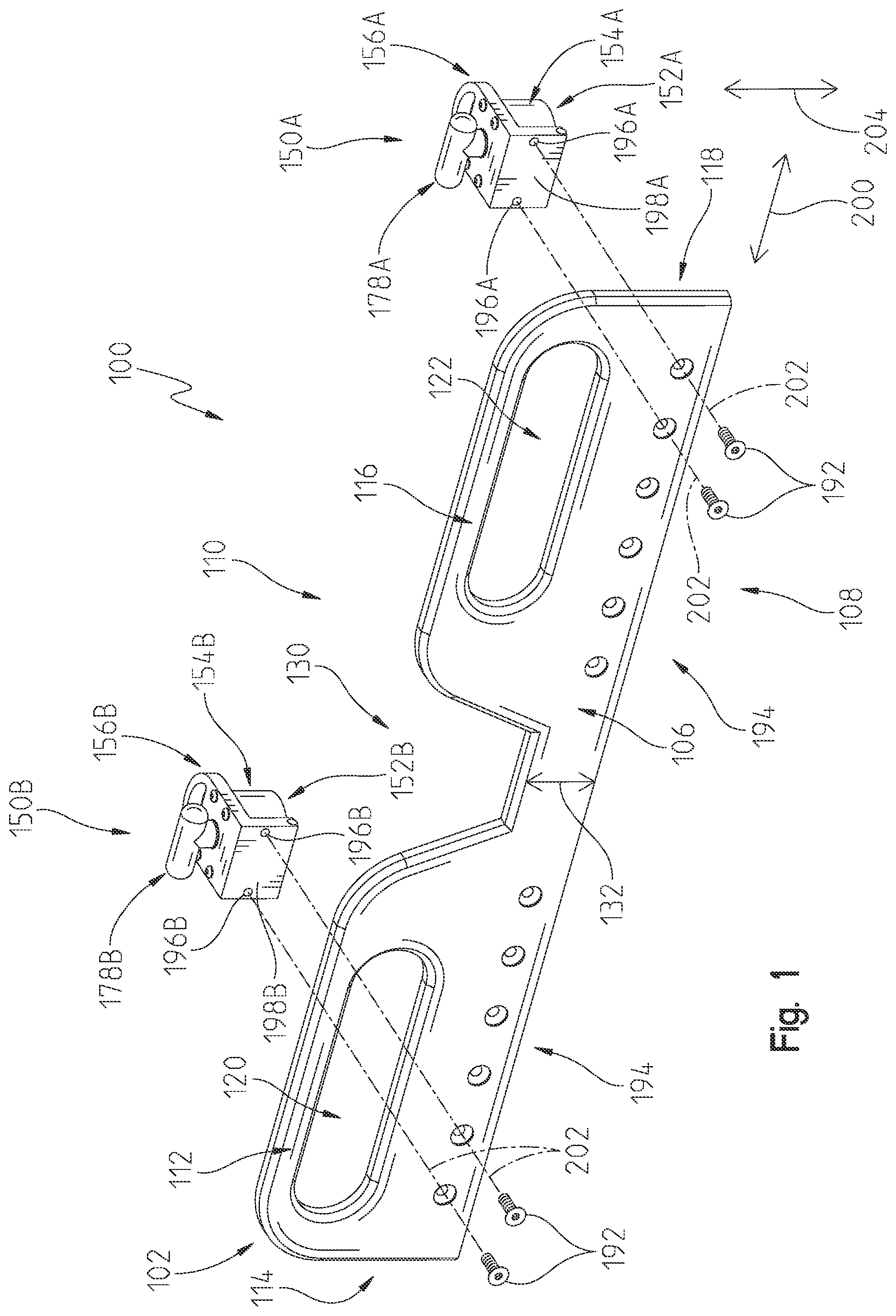 Patent US12365059 Figure 1 – Woodworking device accessories