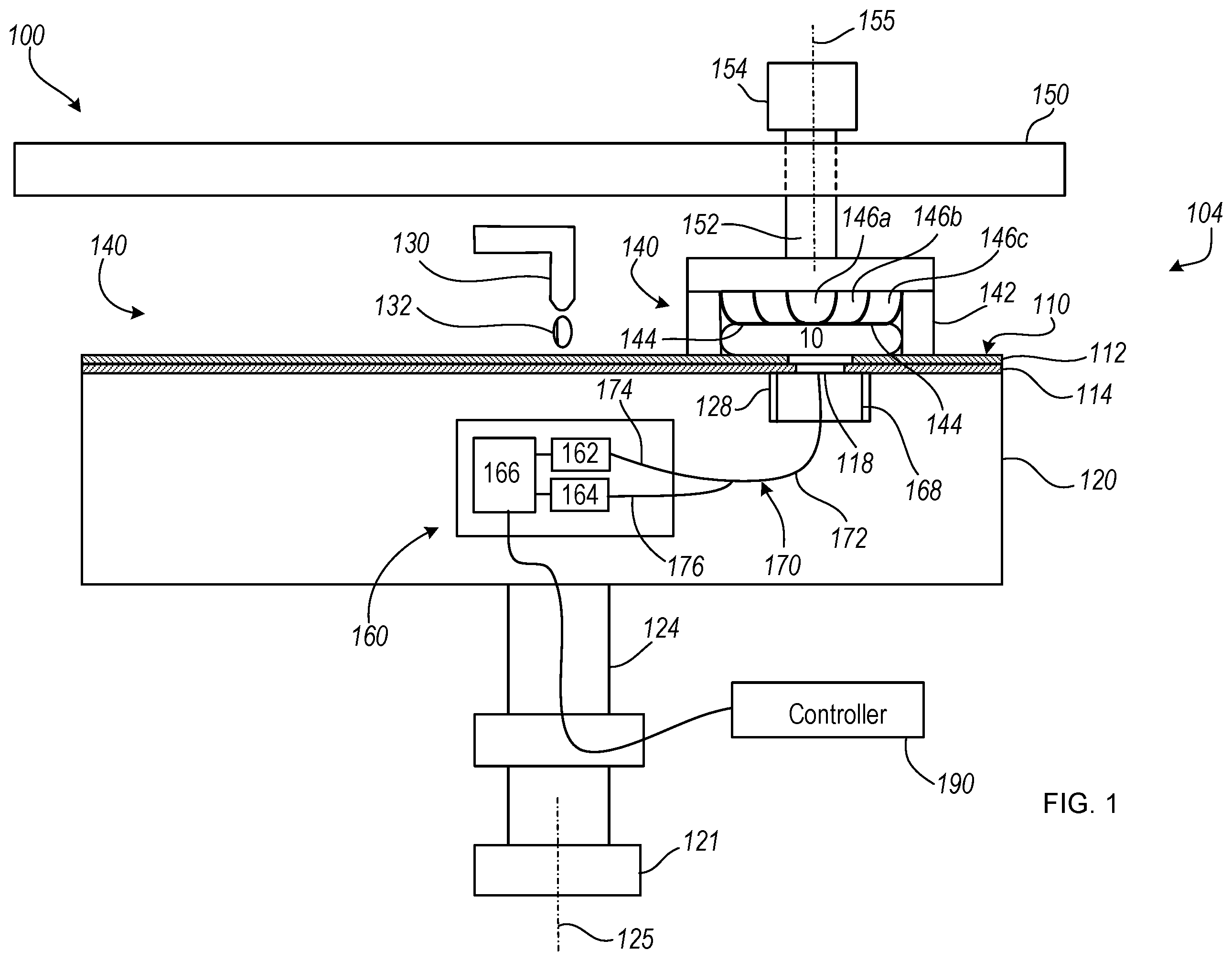 Patent US12365060 — Chemical mechanical polishing correction tool — Figure 1
