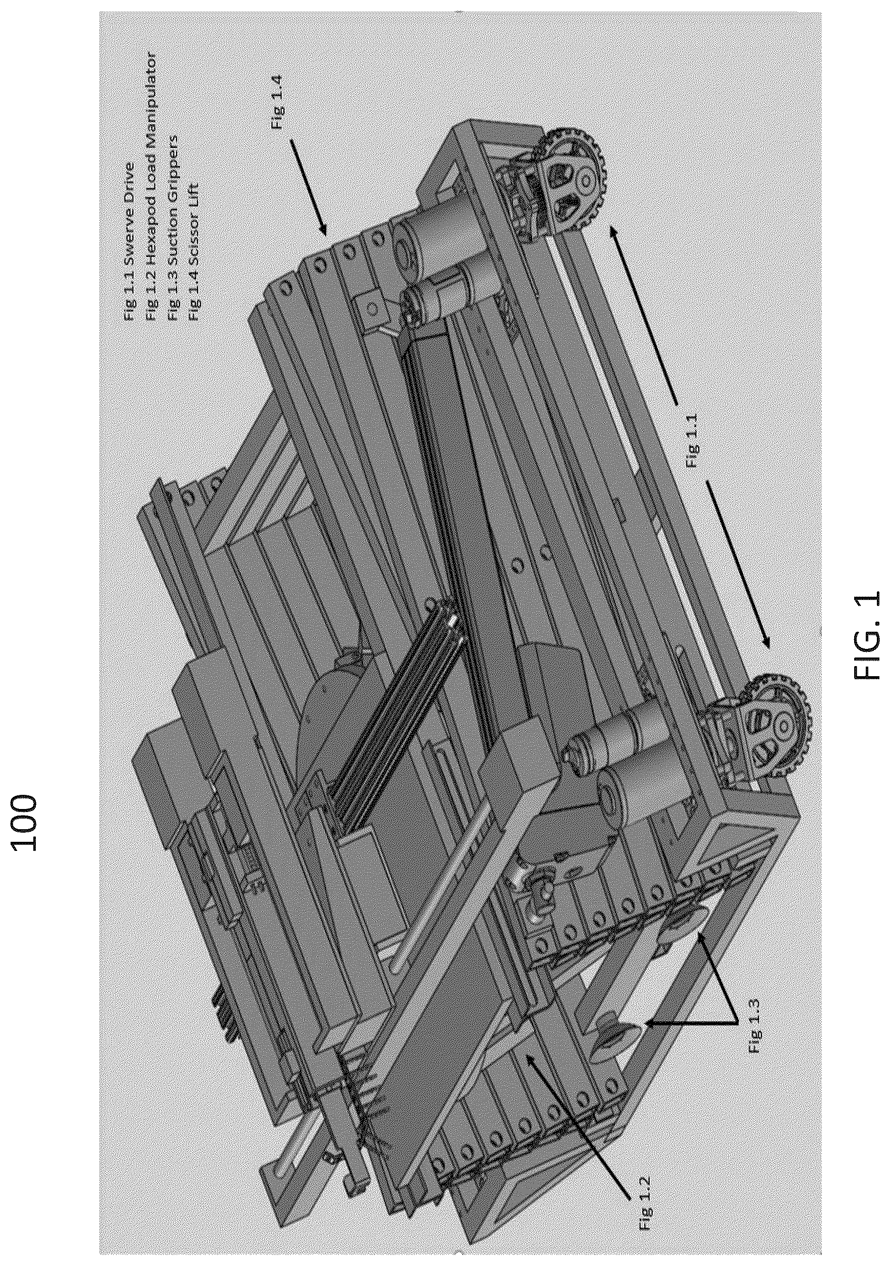 Patent US12365064 — Screw gun apparatus for semi-automated sheetrock system — Figure 1