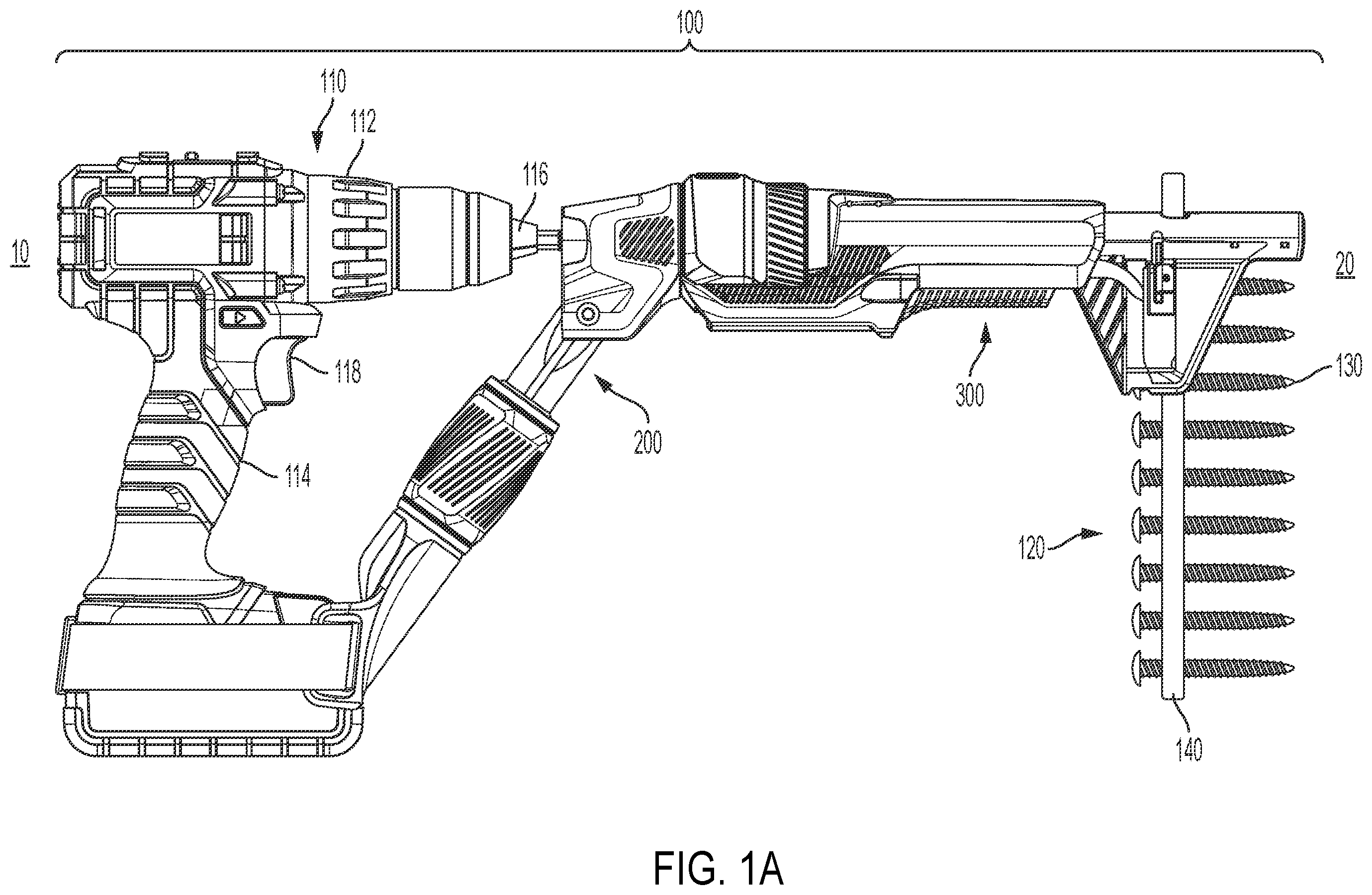 Patent US12365066 — Fastener installation systems and adapters — Figure 1