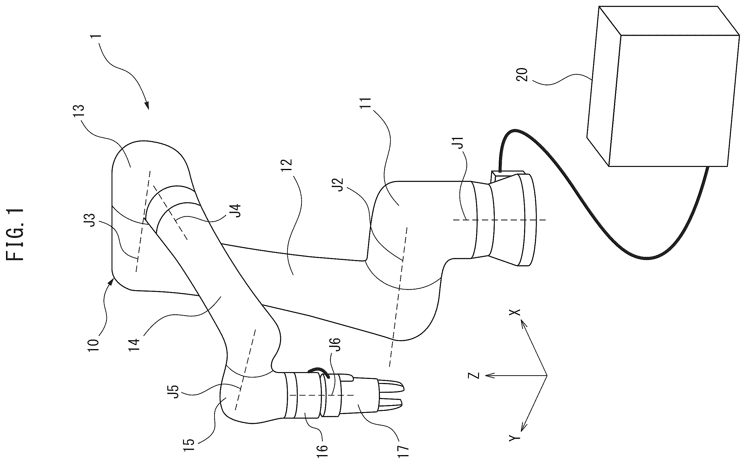 Patent US12365088 — Self-interference determination device — Figure 1
