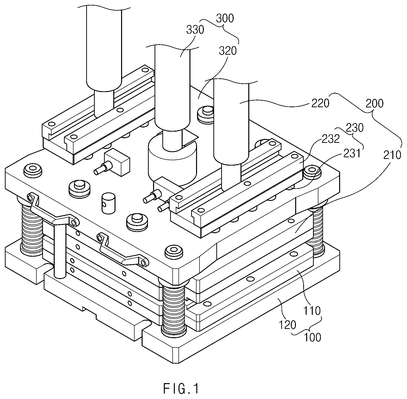 Patent US12365116 — Apparatus and method for molding pouch — Figure 1