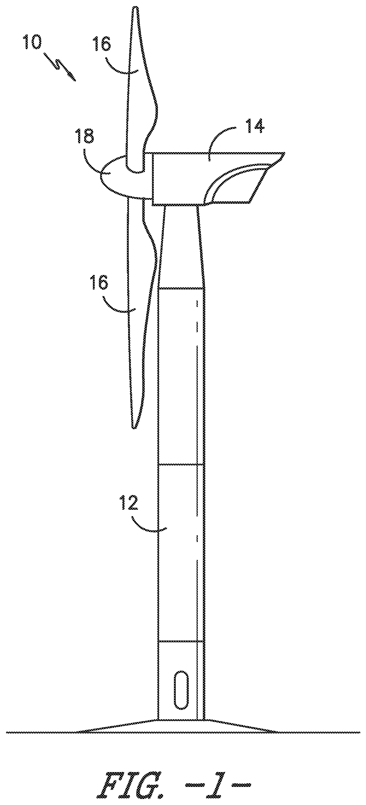 Patent US12365120 — System and method for manufacturing panels for use in wind turbine rotor blade components — Figure 1