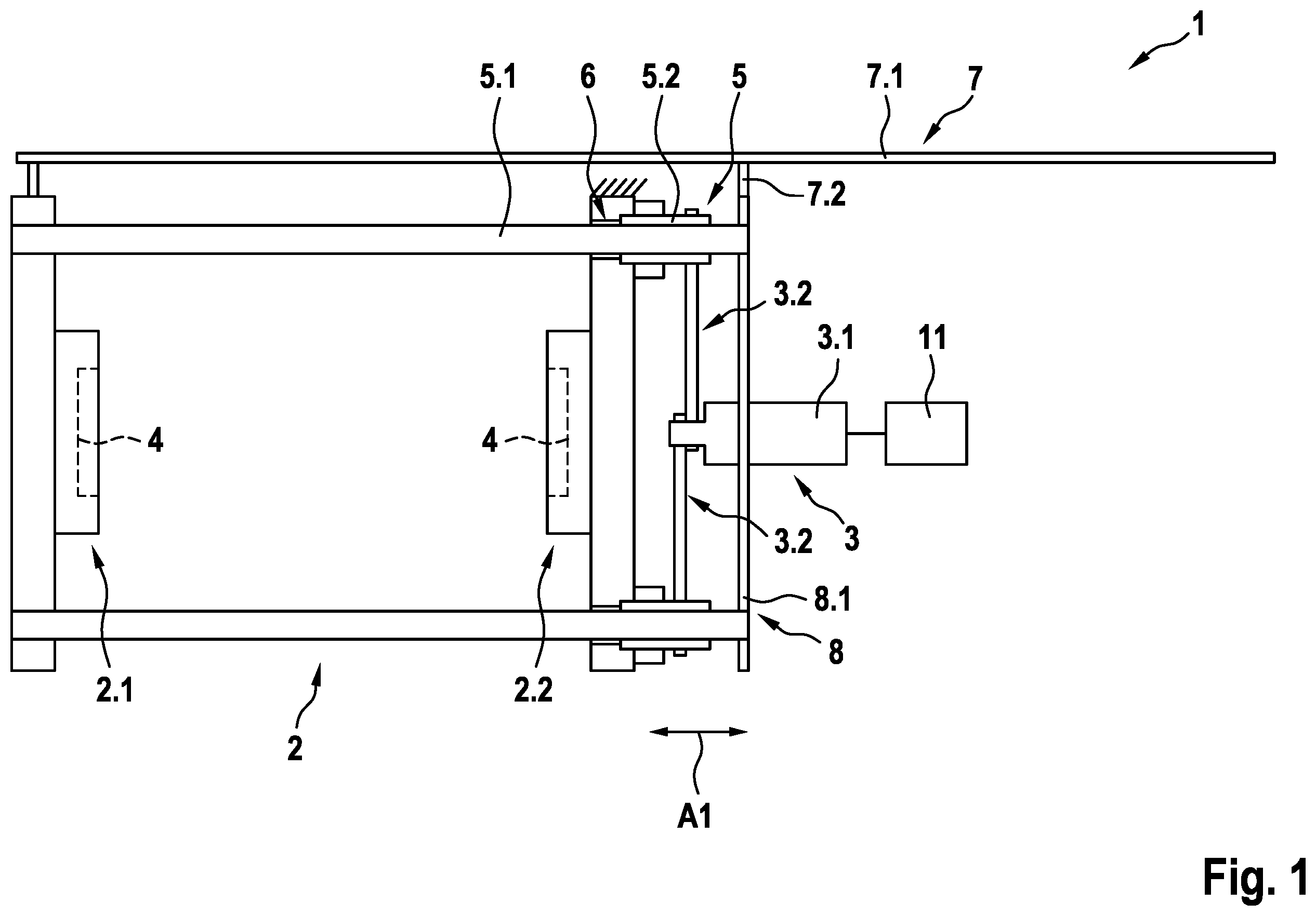 Patent US12365121 Figure 1 – Device and method for processing a particle foam material to produce a particle foam moulding