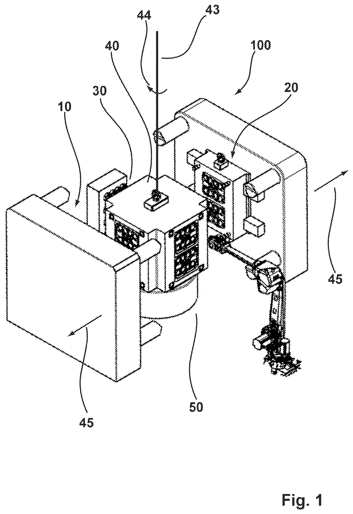 Patent US12365122 — Method and tool system for manufacturing a multi-component plastic molded part — Figure 1