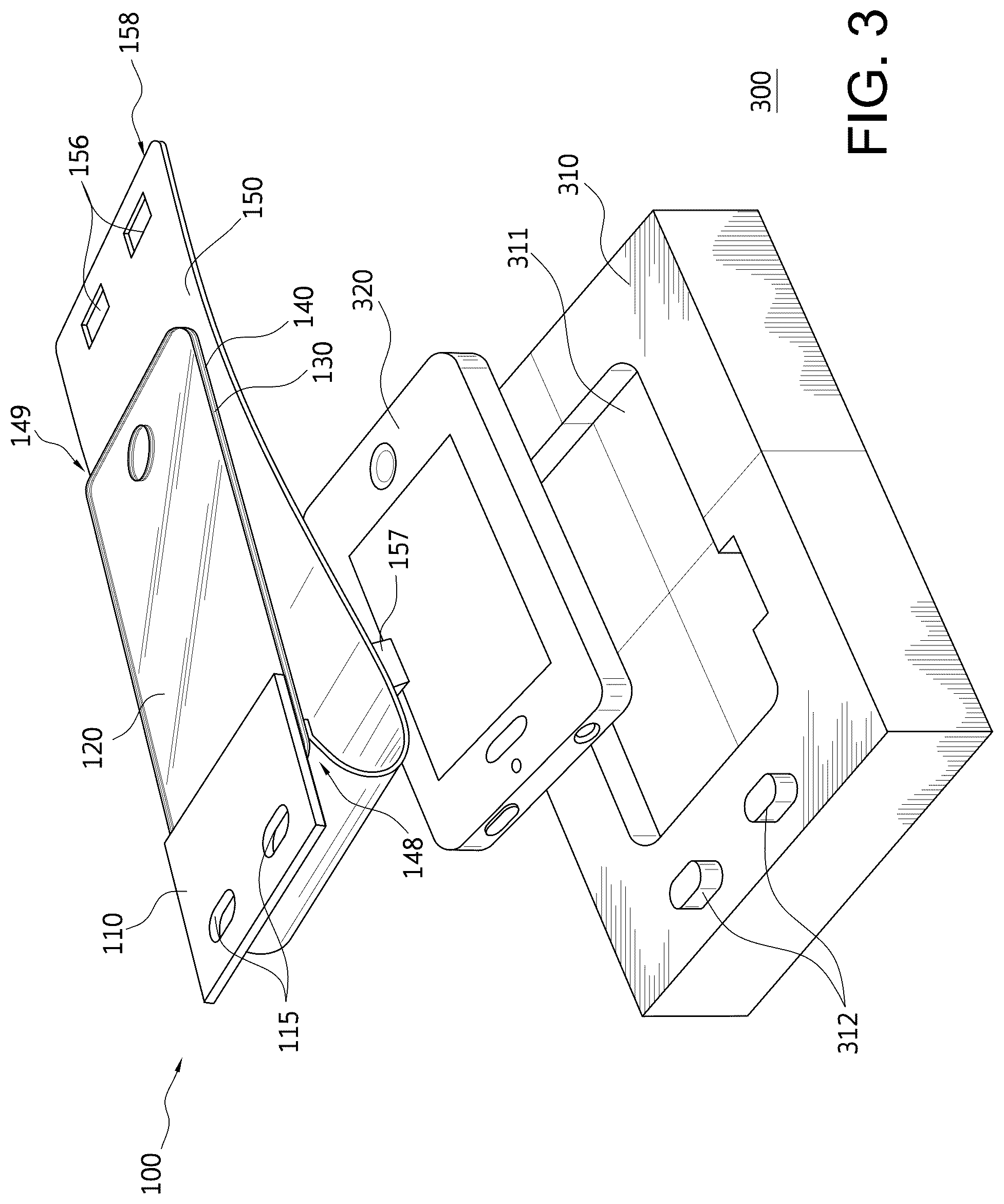 Patent US12365130 Figure 3 – Overlay applicator machine and method of providing the same