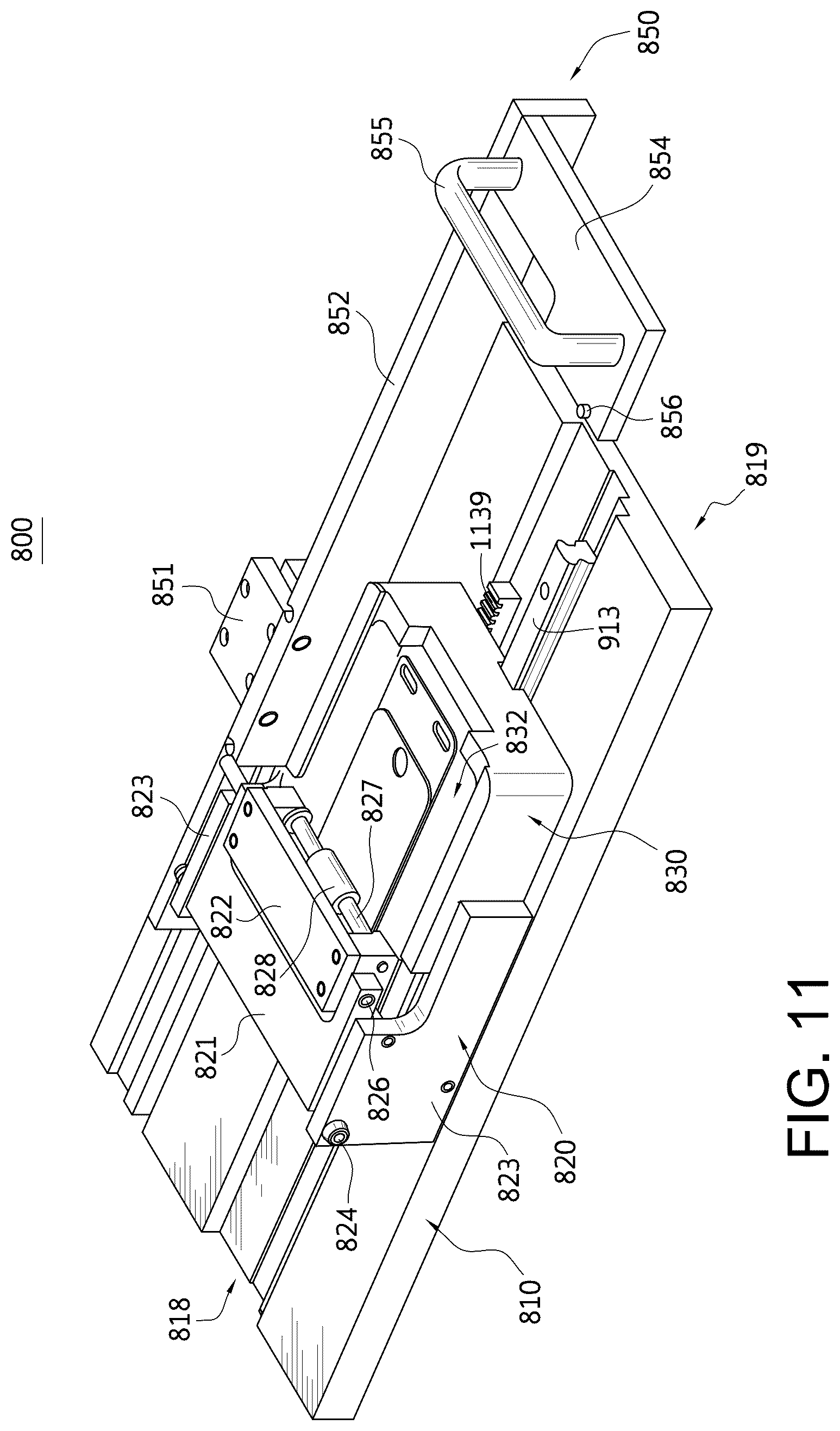 Patent US12365130 Figure 10 – Overlay applicator machine and method of providing the same