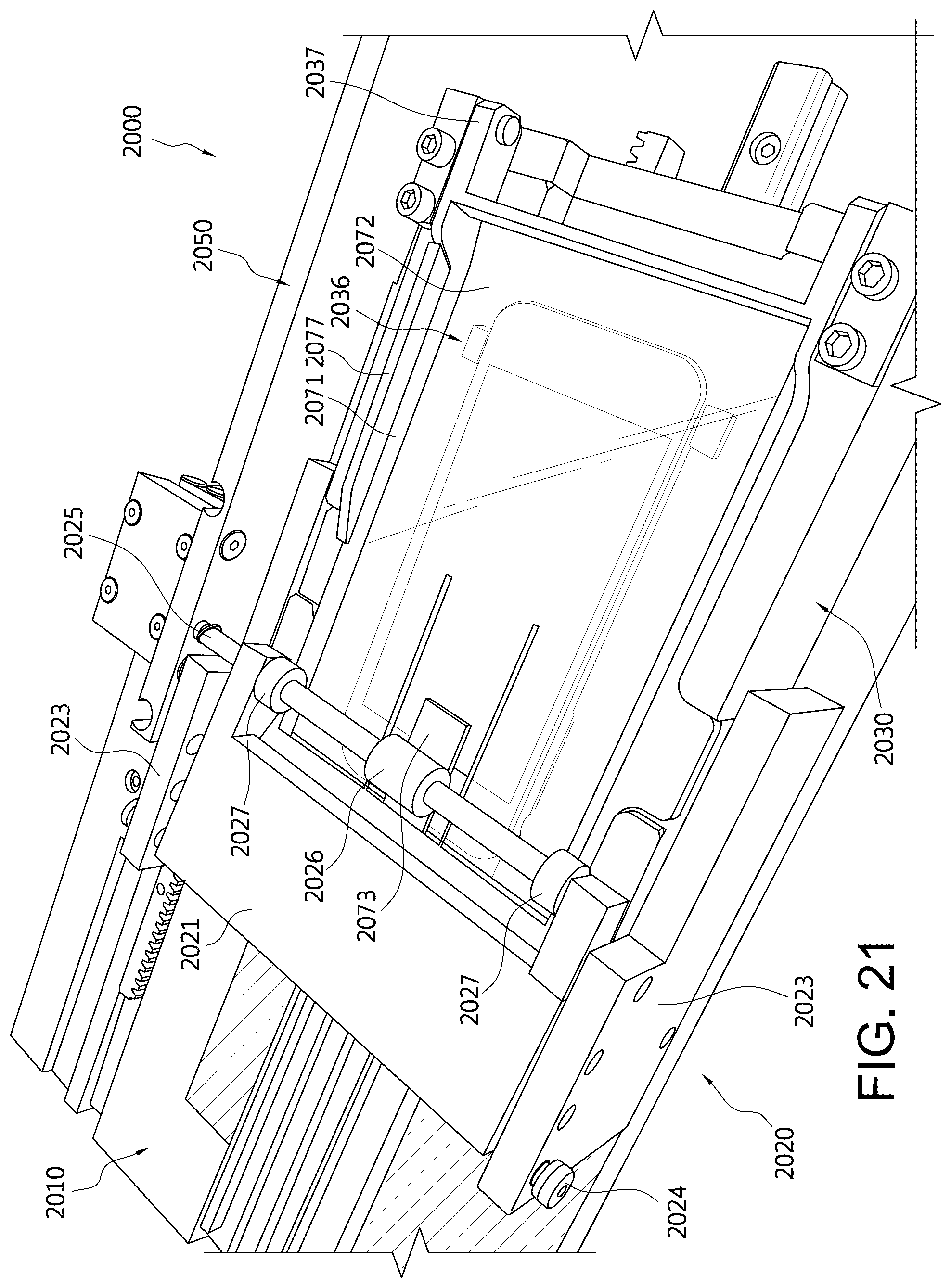 Patent US12365130 Figure 19 – Overlay applicator machine and method of providing the same