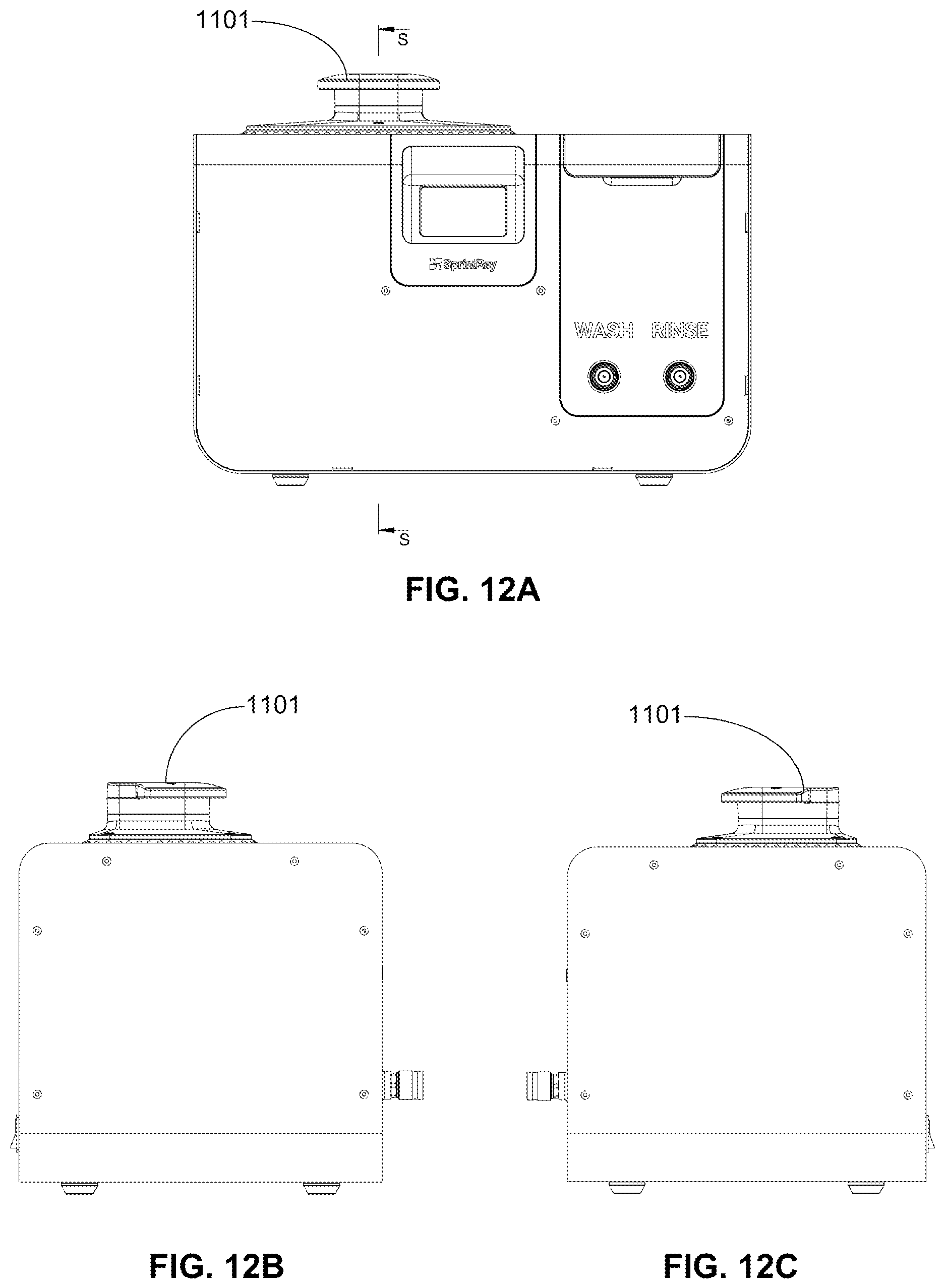 Patent US12365138 Figure 12 – Multi-stage wash system for vat polymerization-based 3D printed parts