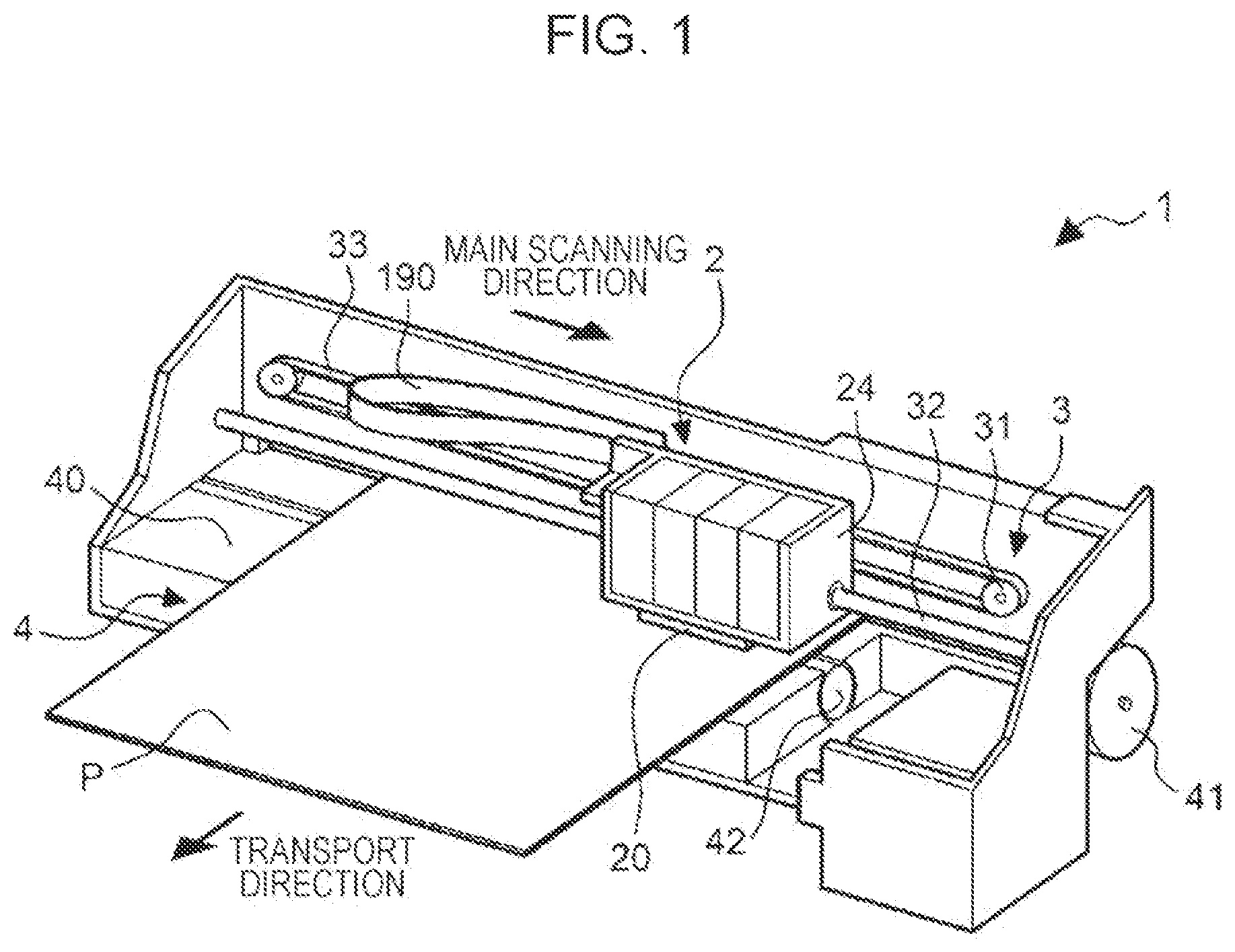 Patent US12365175 — Liquid discharge apparatus and capacitive load drive circuit — Figure 1