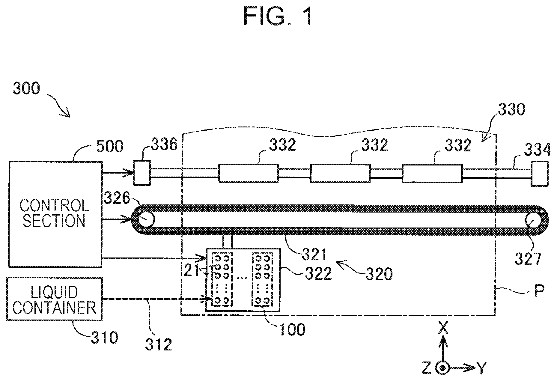 Patent US12365176 Figure 1 – Liquid ejecting apparatus
