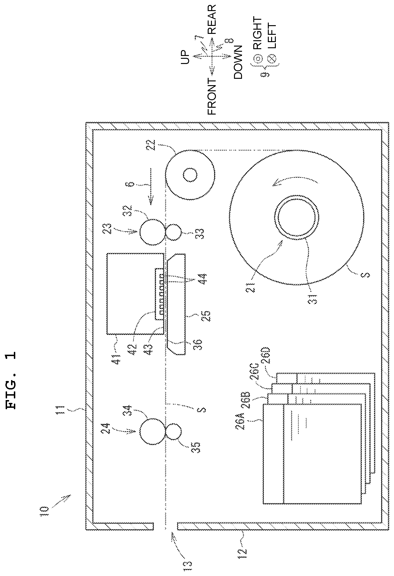 Patent US12365182 — Image recording apparatus and method of controlling the same — Figure 1