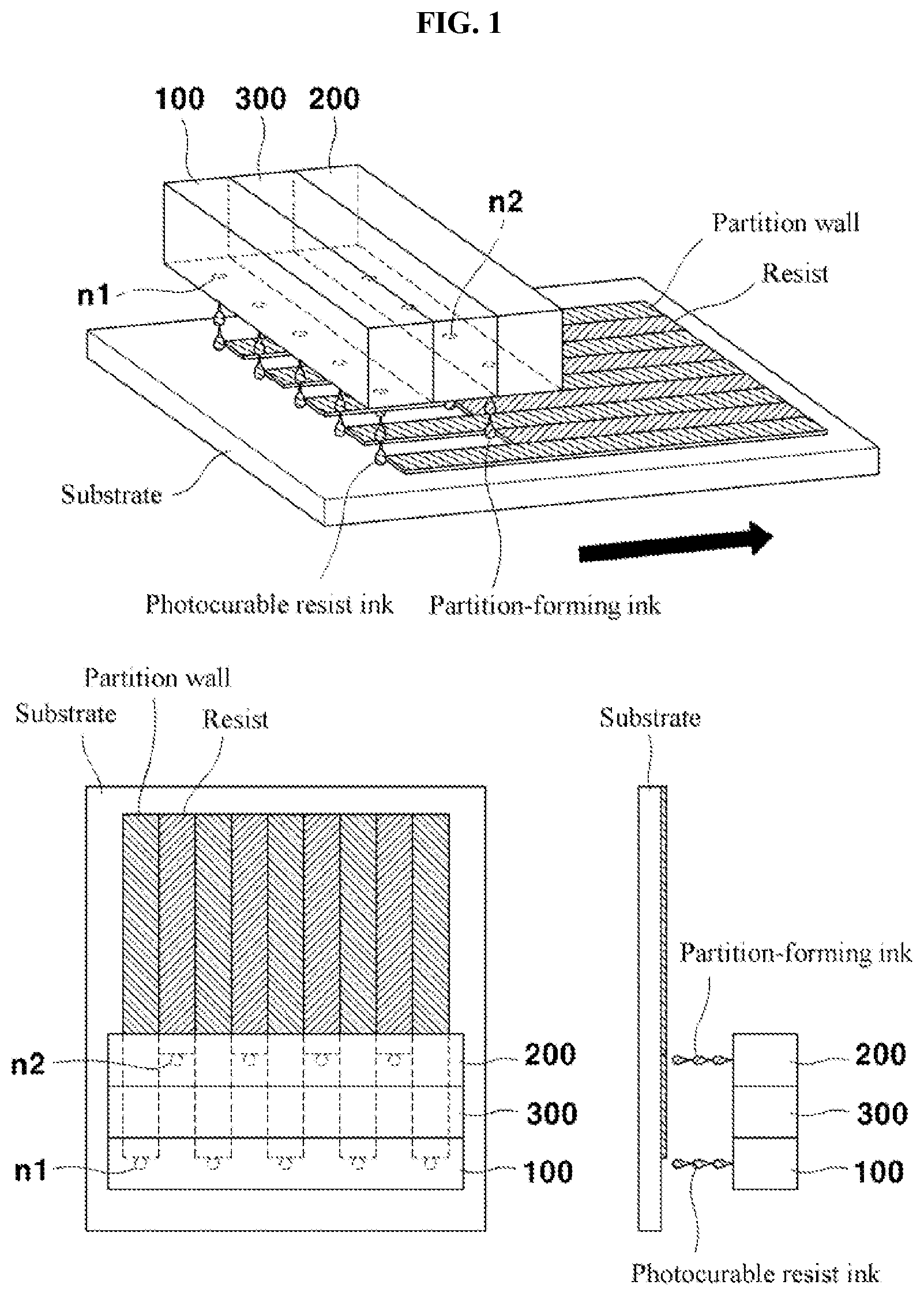 Patent US12365190 — Apparatus and method for forming a resist fine pattern — Figure 1